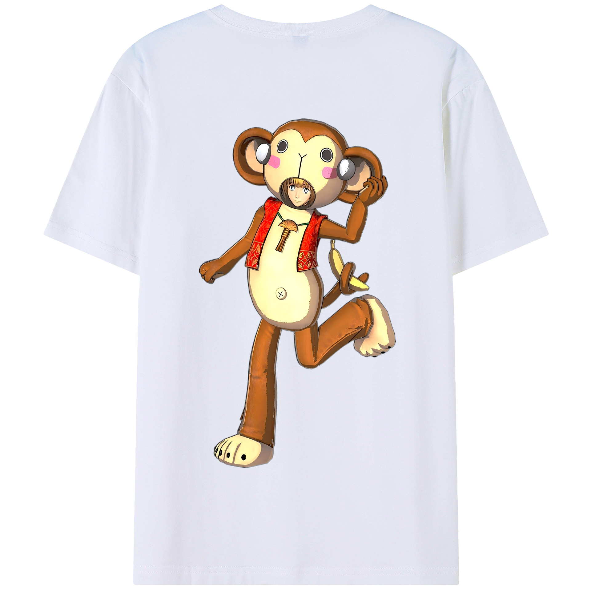 （画像用） 進撃の巨人 アルミン·アルレルト Attack on Titan Armin Arlert 綿100％半袖Tシャツ（背面プリント）