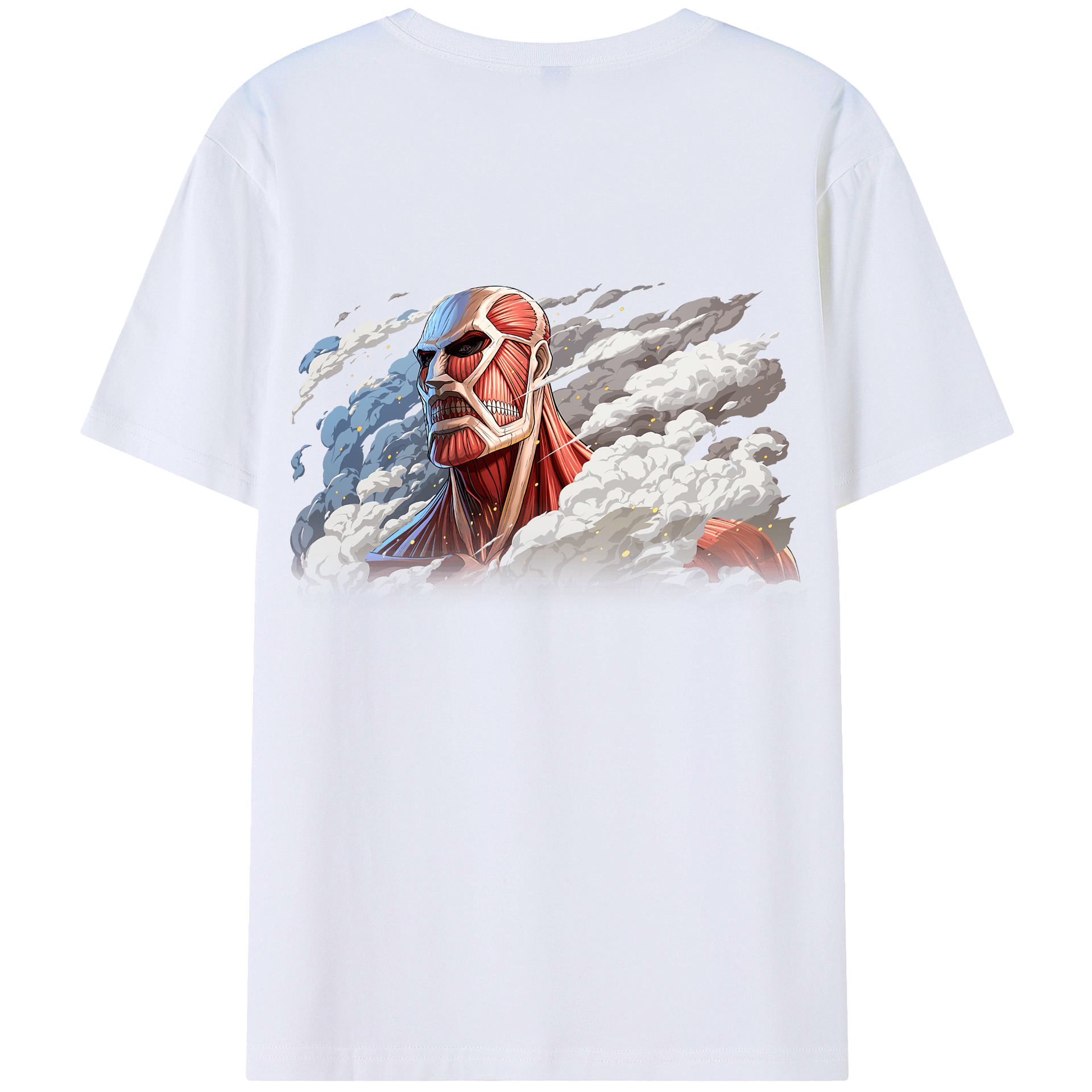 （画像用） 進撃の巨人 Attack on Titan 綿100％半袖Tシャツ（背面プリント）