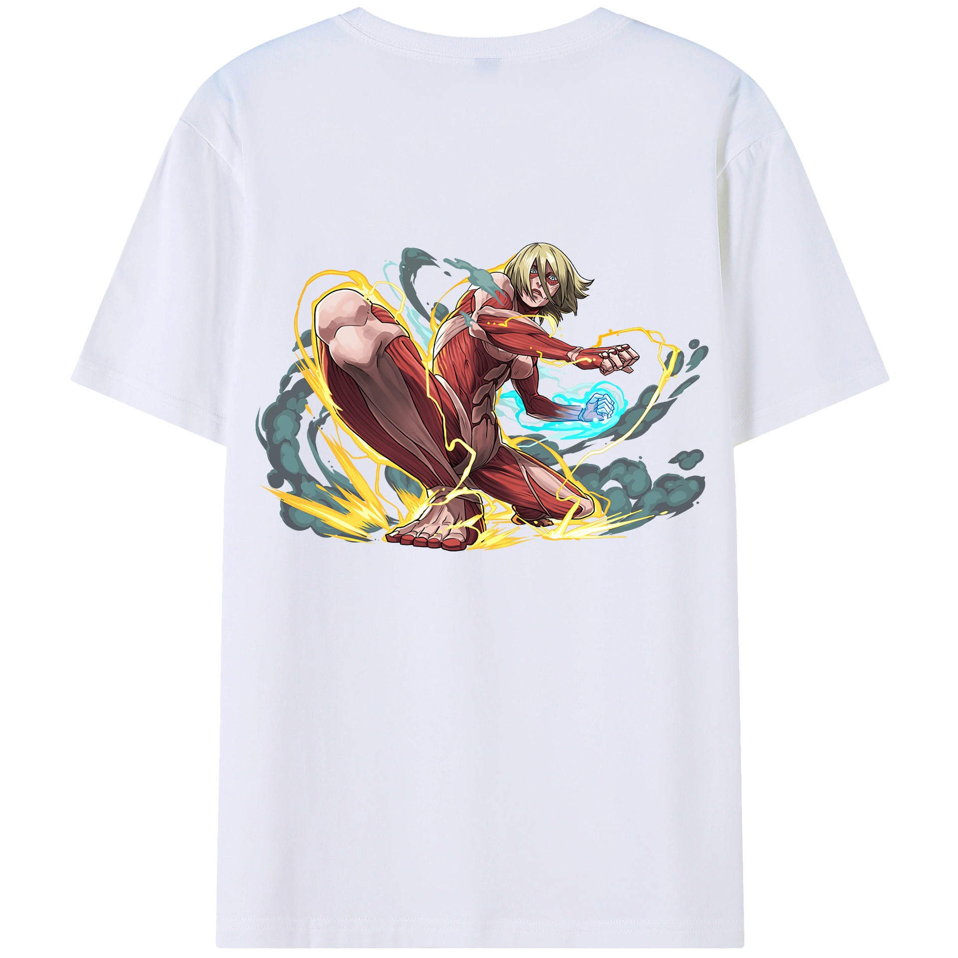 （画像用） 進撃の巨人 Attack on Titan 綿100％半袖Tシャツ（背面プリント）