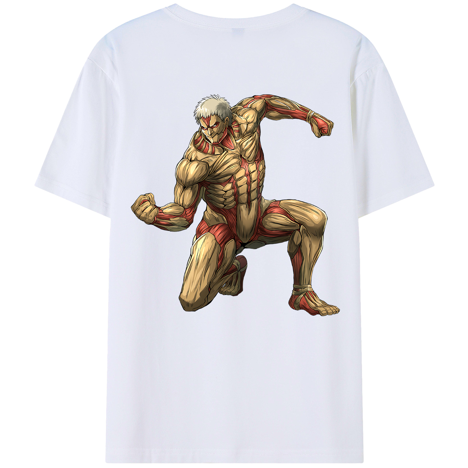 （画像用） 進撃の巨人 Attack on Titan 綿100％半袖Tシャツ（背面プリント）