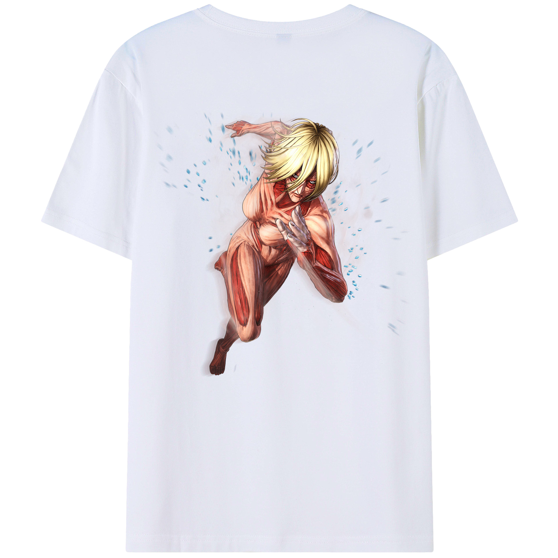 （画像用） 進撃の巨人 Attack on Titan 綿100％半袖Tシャツ（背面プリント）