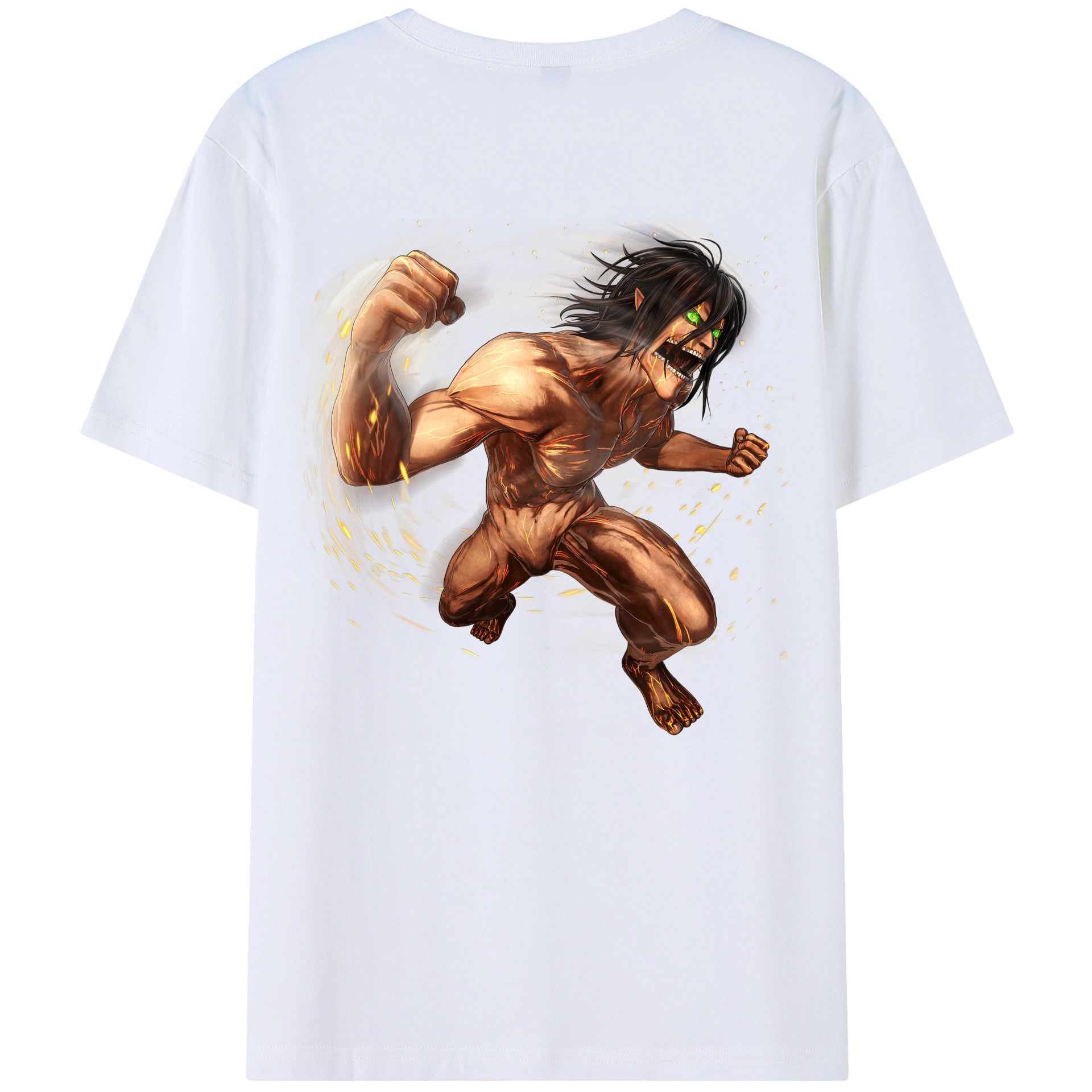 （画像用） 進撃の巨人 Attack on Titan 綿100％半袖Tシャツ（背面プリント）