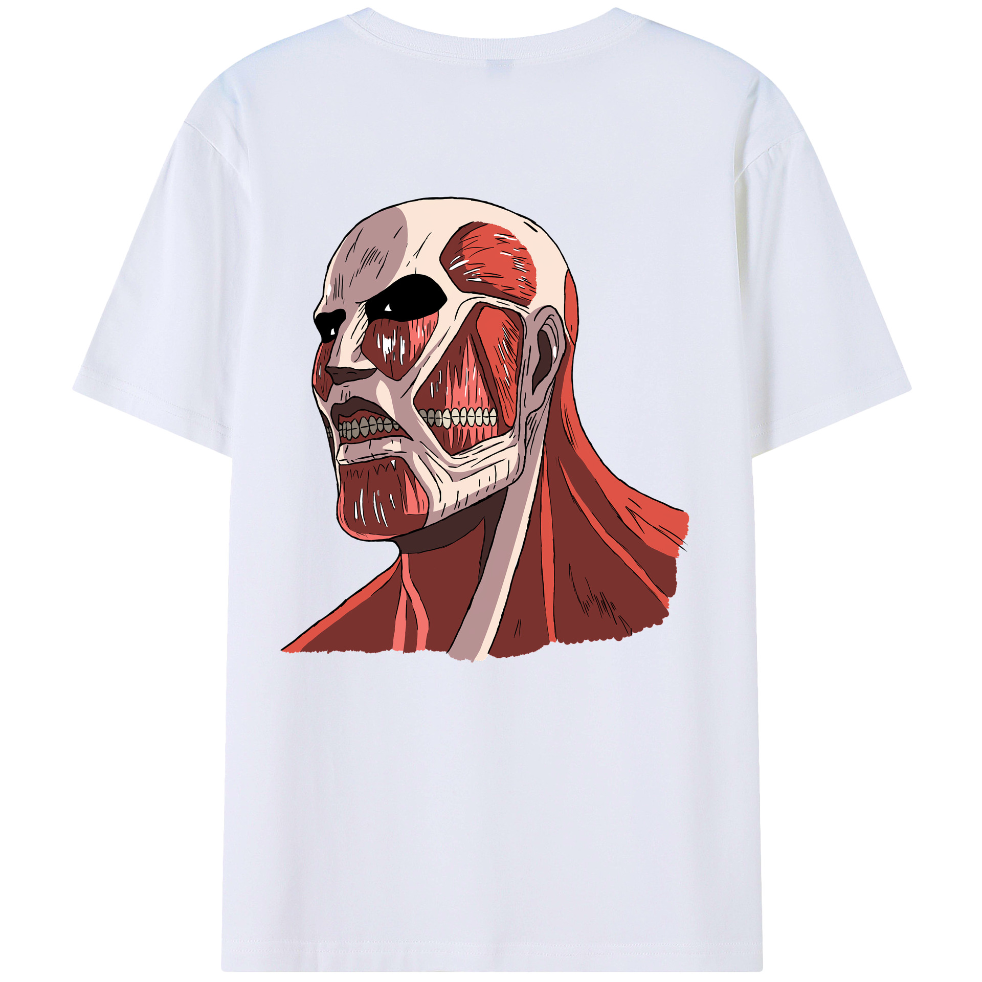 （画像用） 進撃の巨人 Attack on Titan 綿100％半袖Tシャツ（背面プリント）