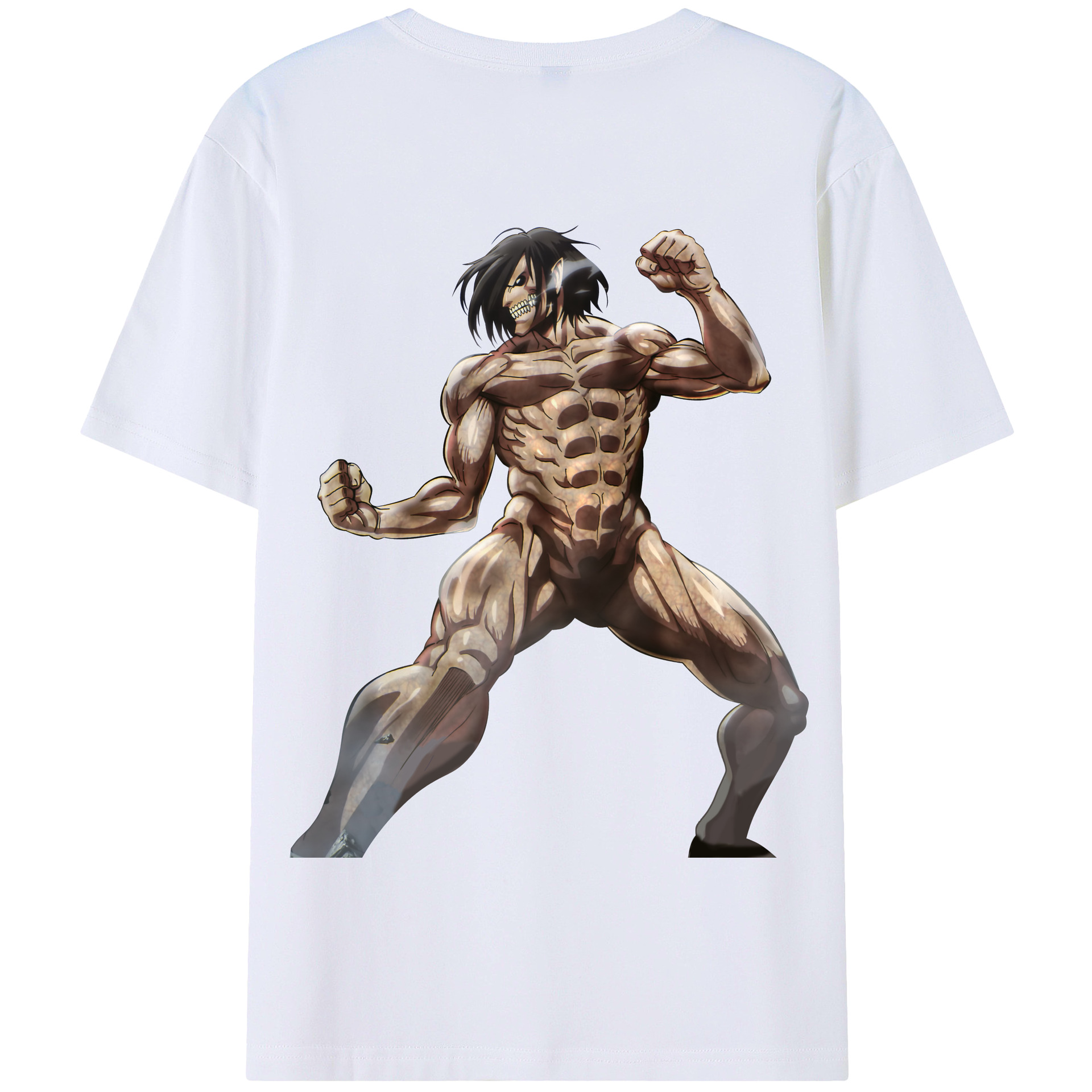 （画像用） 進撃の巨人 Attack on Titan 綿100％半袖Tシャツ（背面プリント）