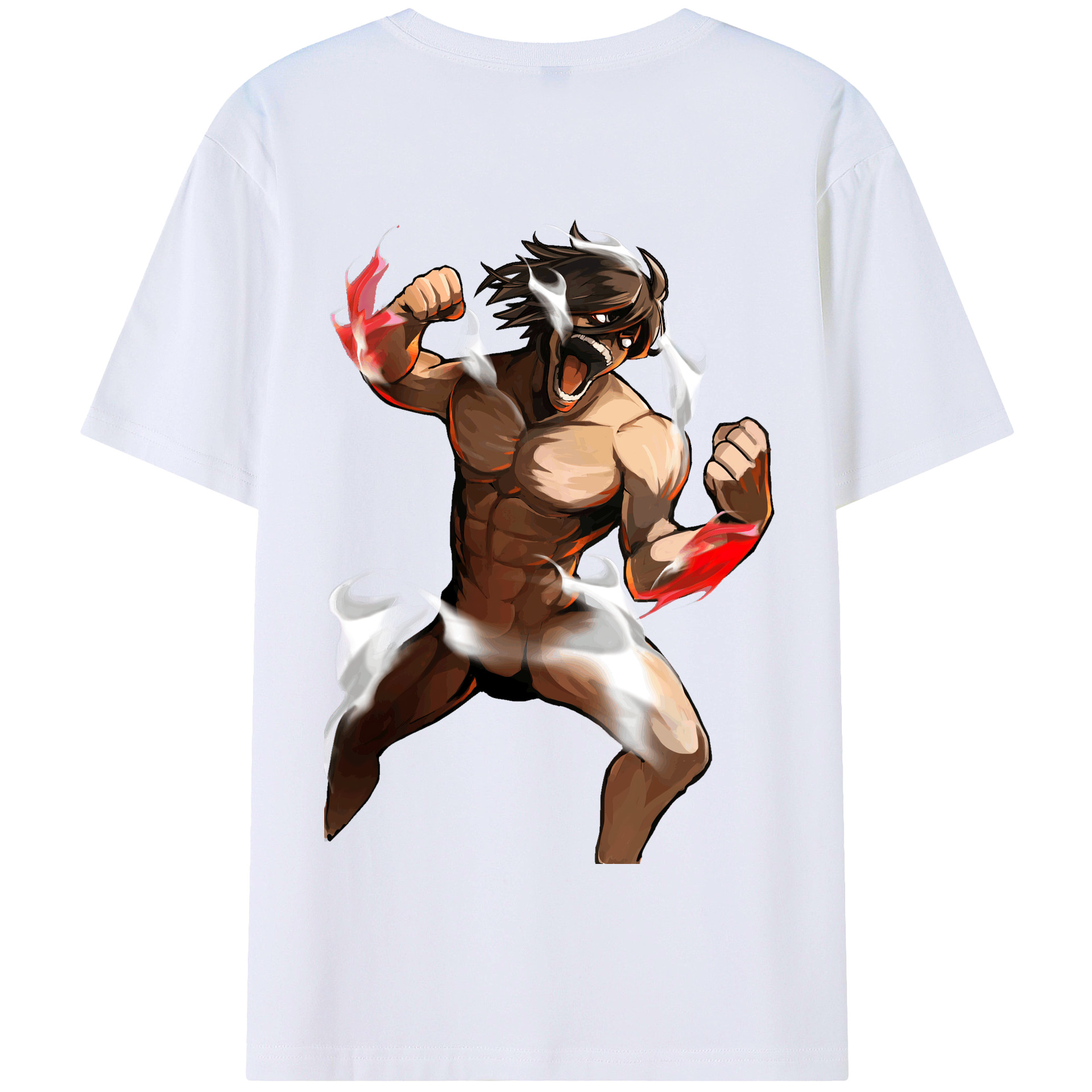 （画像用） 進撃の巨人 Attack on Titan 綿100％半袖Tシャツ（背面プリント）