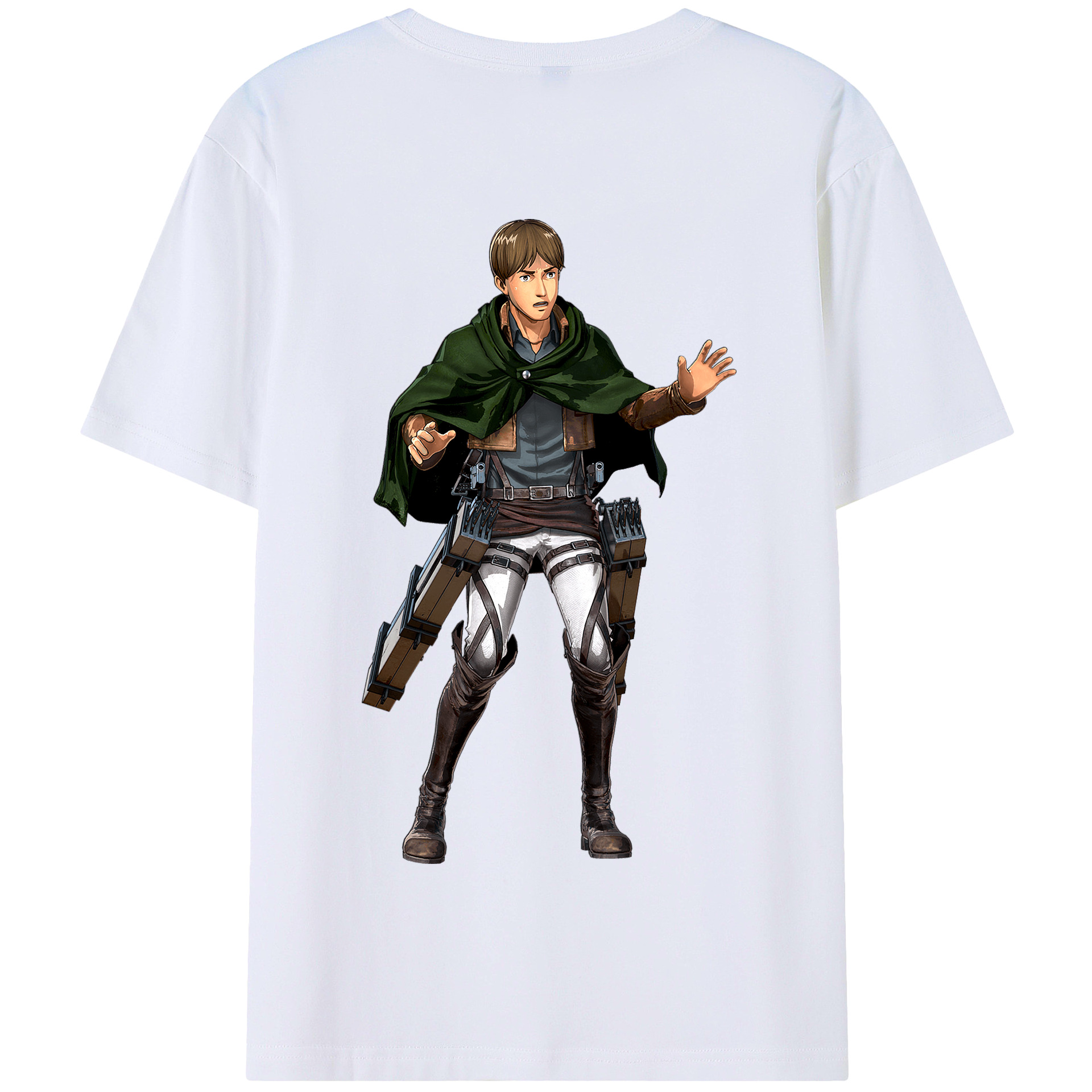 （画像用） 進撃の巨人 Attack on Titan 綿100％半袖Tシャツ（背面プリント）