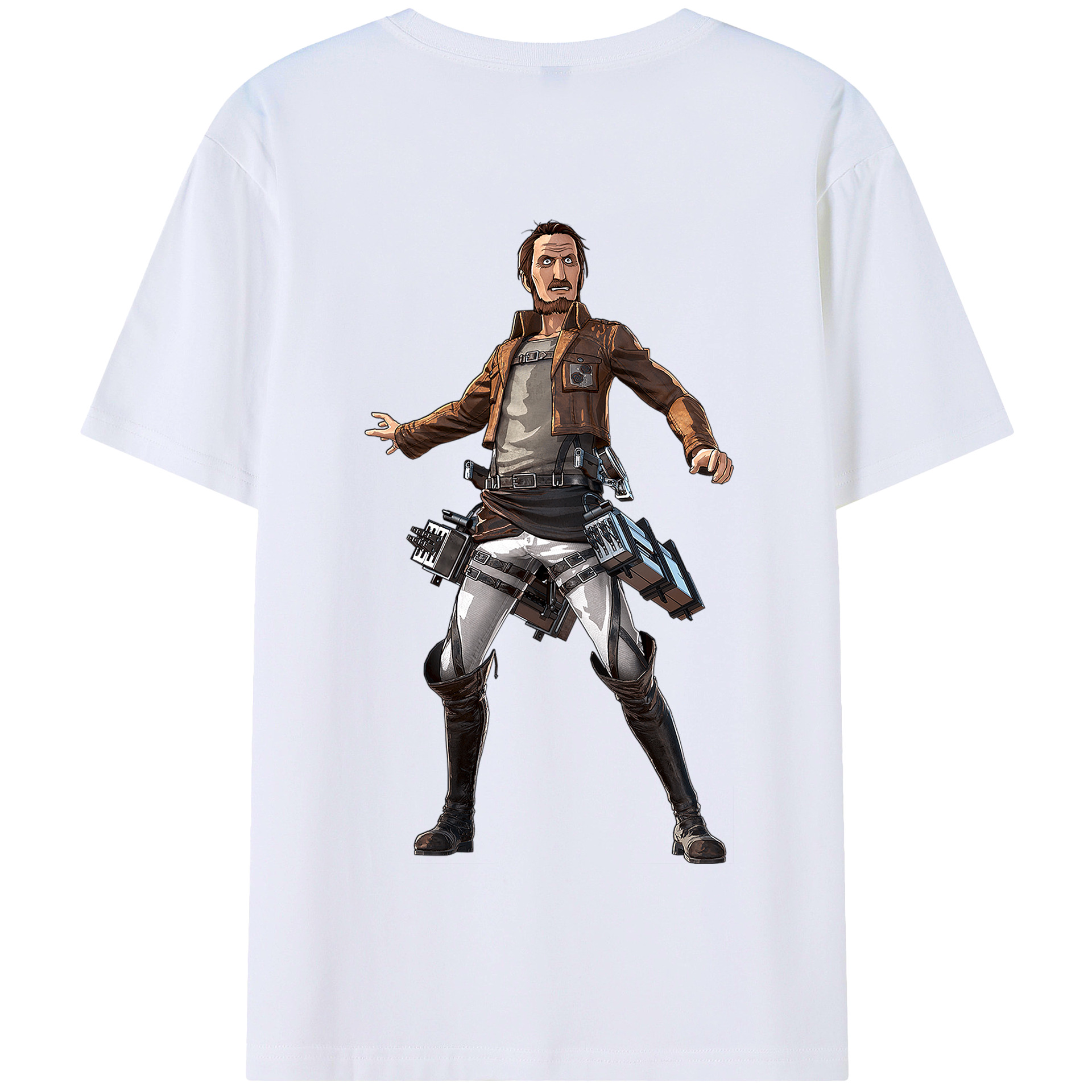 （画像用） 進撃の巨人 Attack on Titan 綿100％半袖Tシャツ（背面プリント）