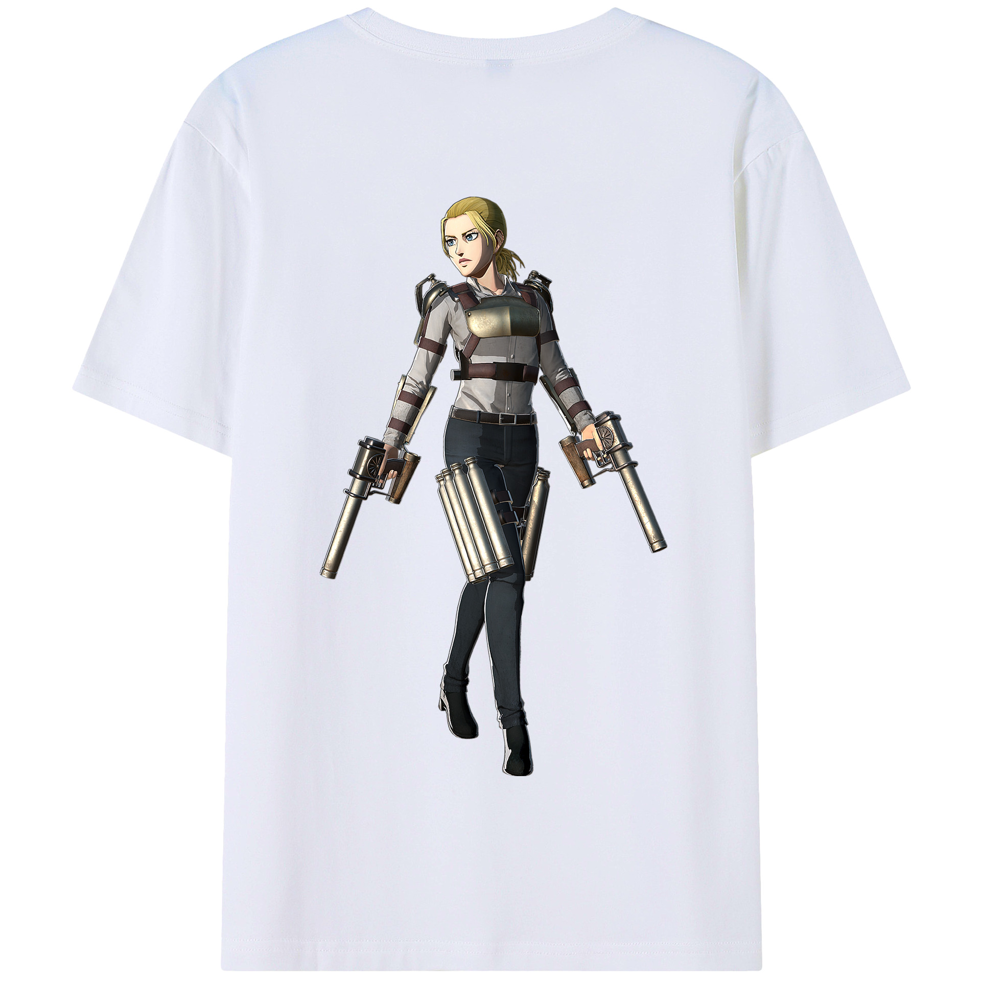 （画像用） 進撃の巨人 Attack on Titan 綿100％半袖Tシャツ（背面プリント）