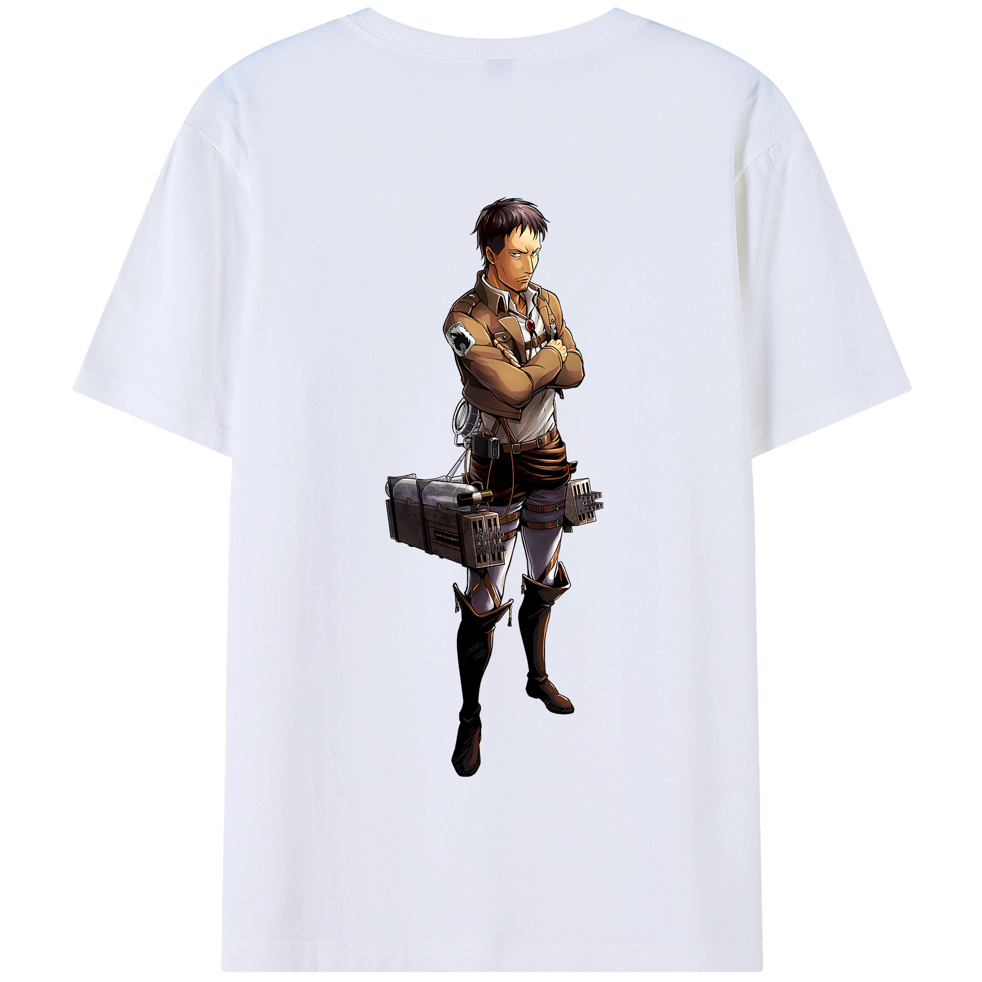 （画像用） 進撃の巨人 Attack on Titan 綿100％半袖Tシャツ（背面プリント）
