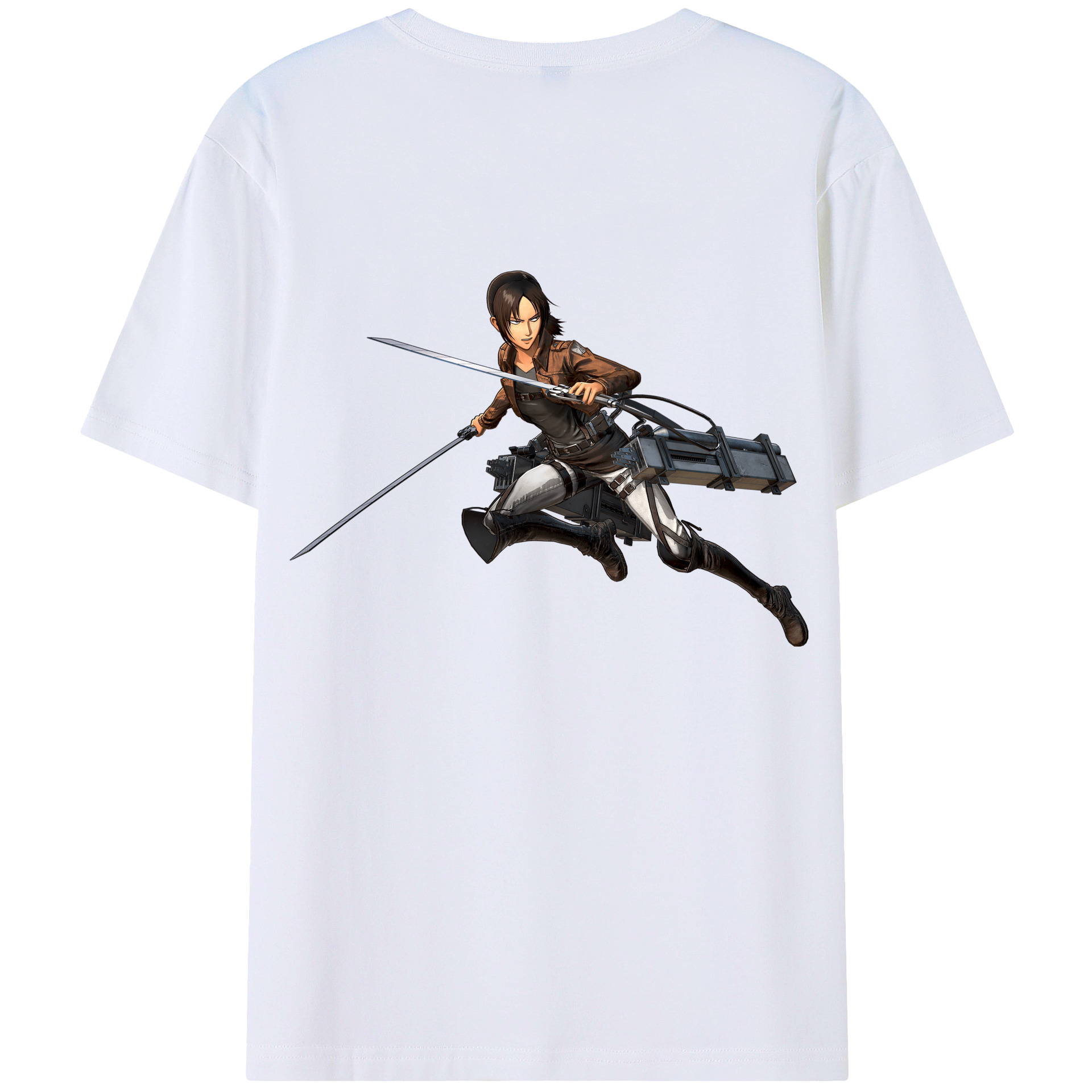 （画像用） 進撃の巨人 Attack on Titan 綿100％半袖Tシャツ（背面プリント）
