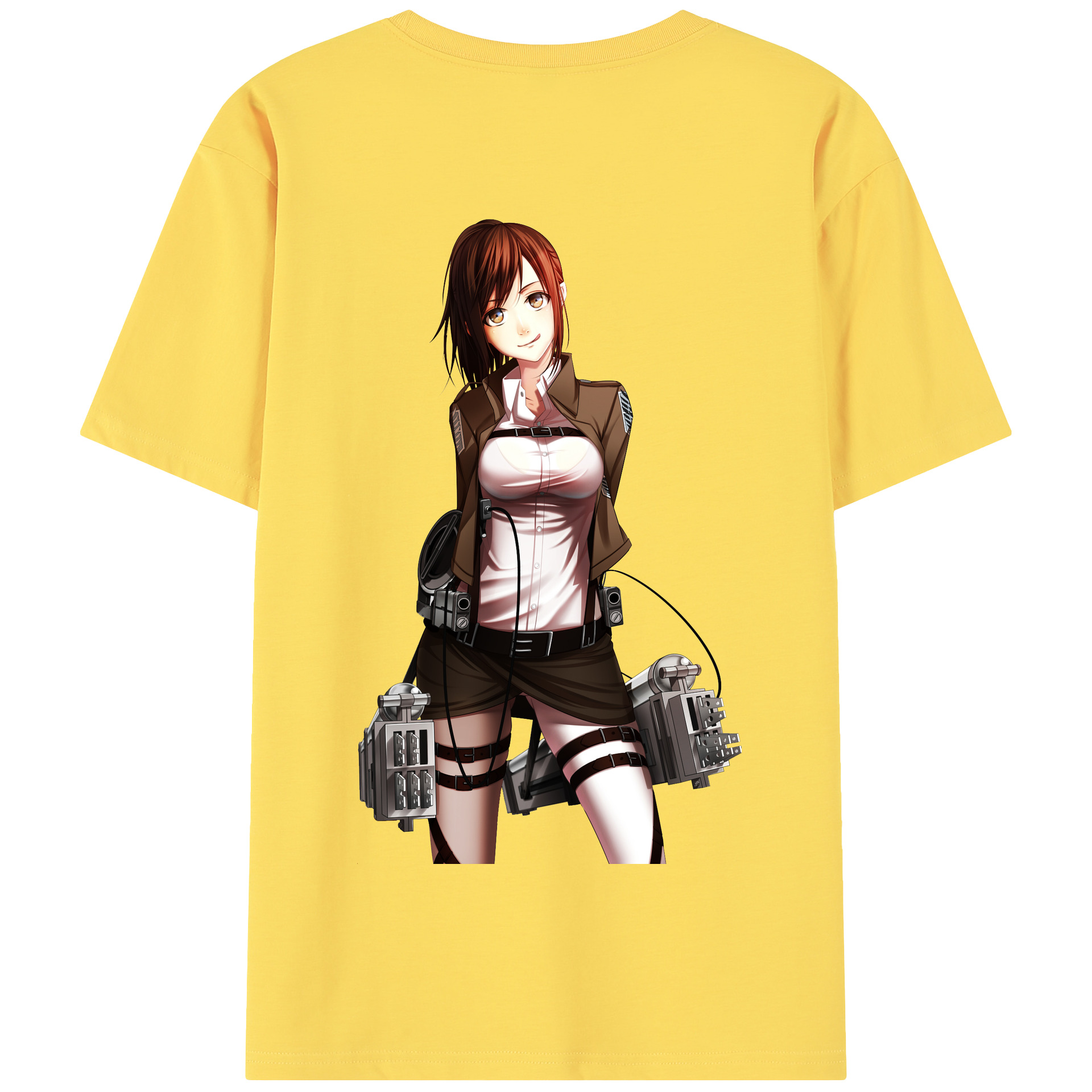 （画像用） 進撃の巨人 サシャ·ブラウス Attack on Titan Sasha Blaus 綿100％半袖Tシャツ（背面プリント）
