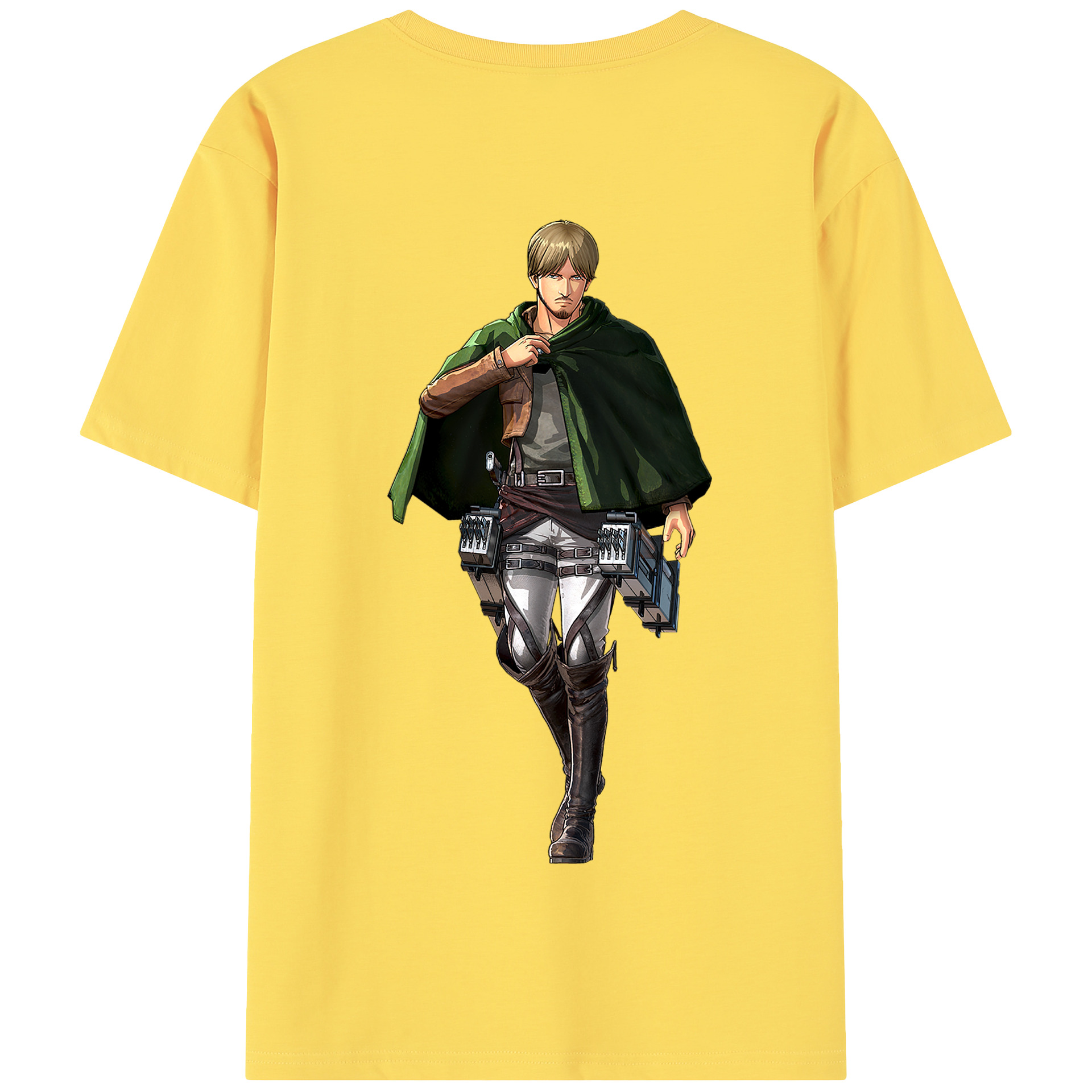 （画像用） 進撃の巨人 ミケ·ザカリアス Attack on Titan Mike Zakarius 綿100％半袖Tシャツ（背面プリント）