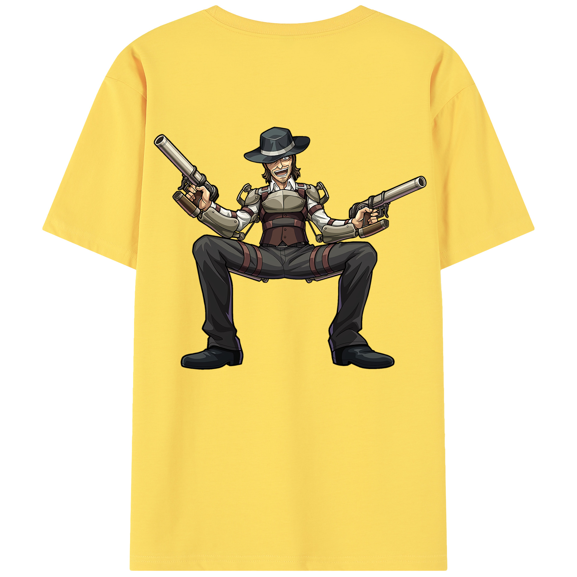 （画像用） 進撃の巨人 ケニー·アッカーマン Attack on Titan Kenny Ackerman 綿100％半袖Tシャツ（背面プリント）