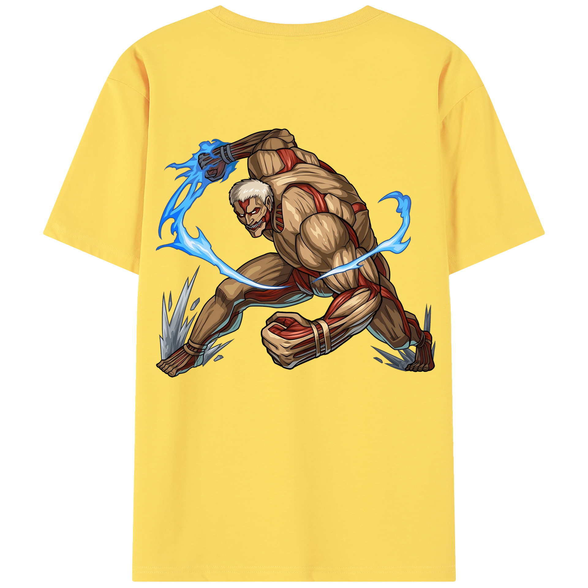 （画像用） 進撃の巨人 Attack on Titan 綿100％半袖Tシャツ（背面プリント）