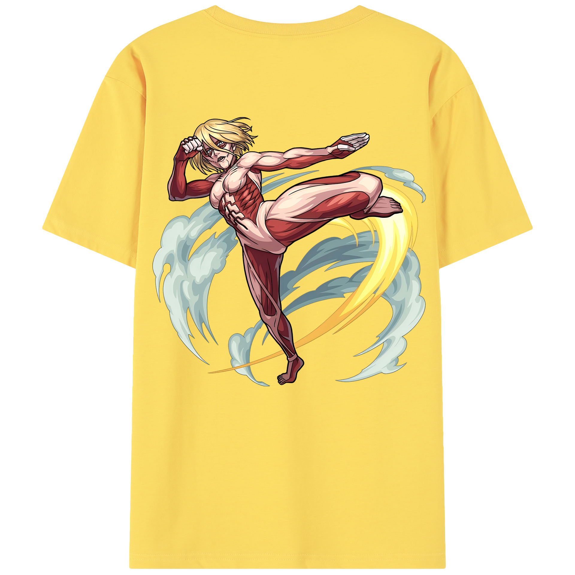 （画像用） 進撃の巨人 Attack on Titan 綿100％半袖Tシャツ（背面プリント）