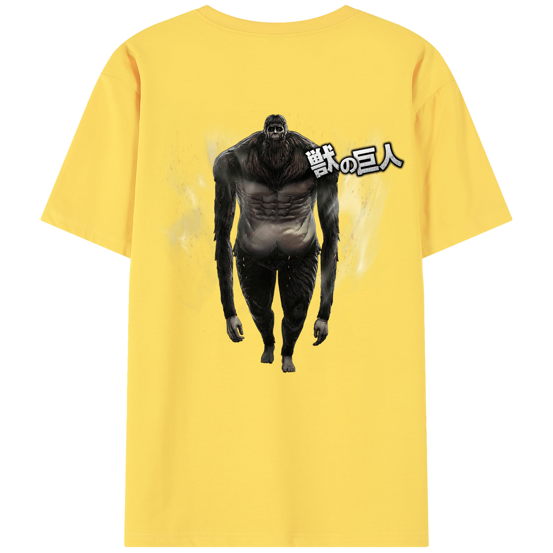 （画像用） 進撃の巨人 Attack on Titan 綿100％半袖Tシャツ（背面プリント）