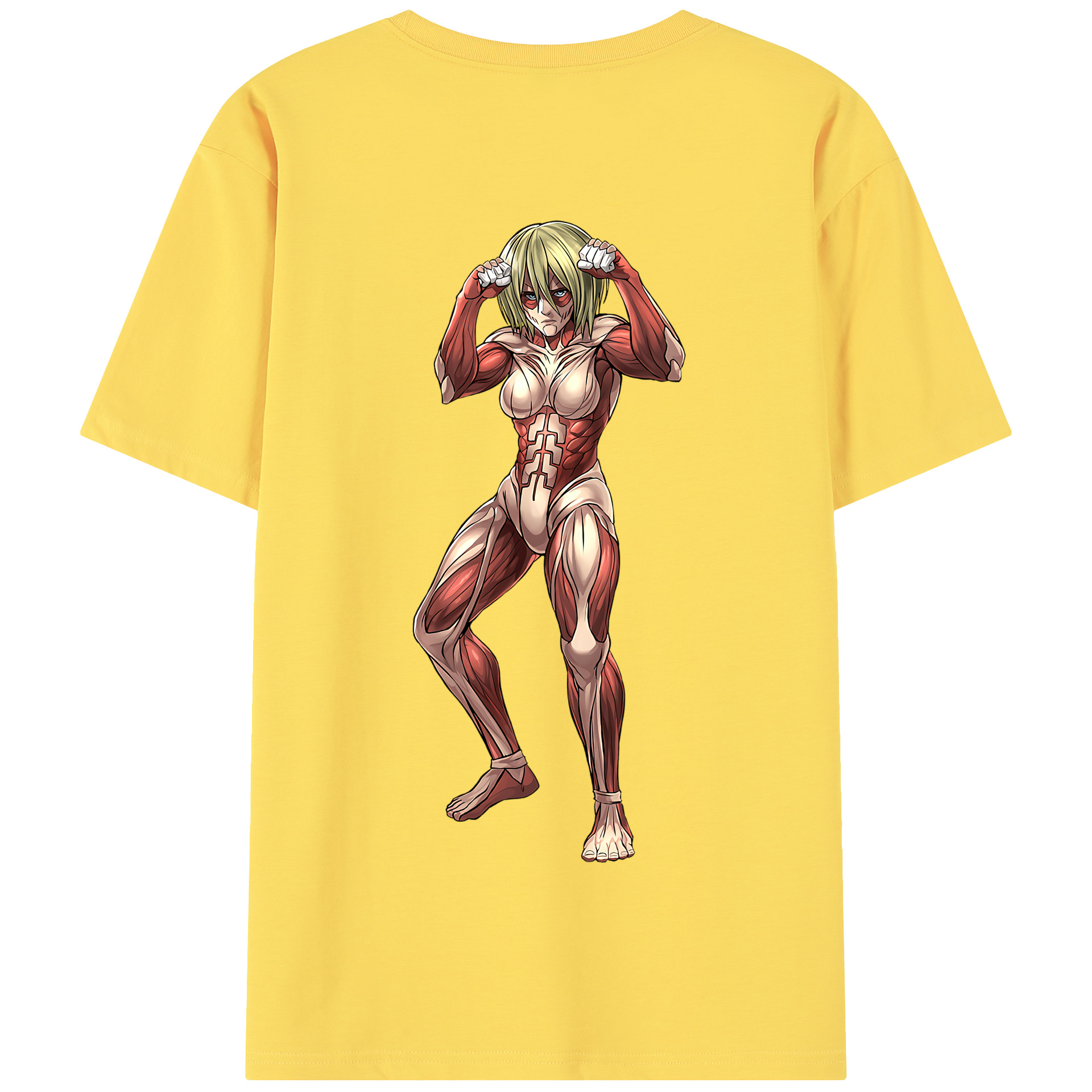 （画像用） 進撃の巨人 Attack on Titan 綿100％半袖Tシャツ（背面プリント）