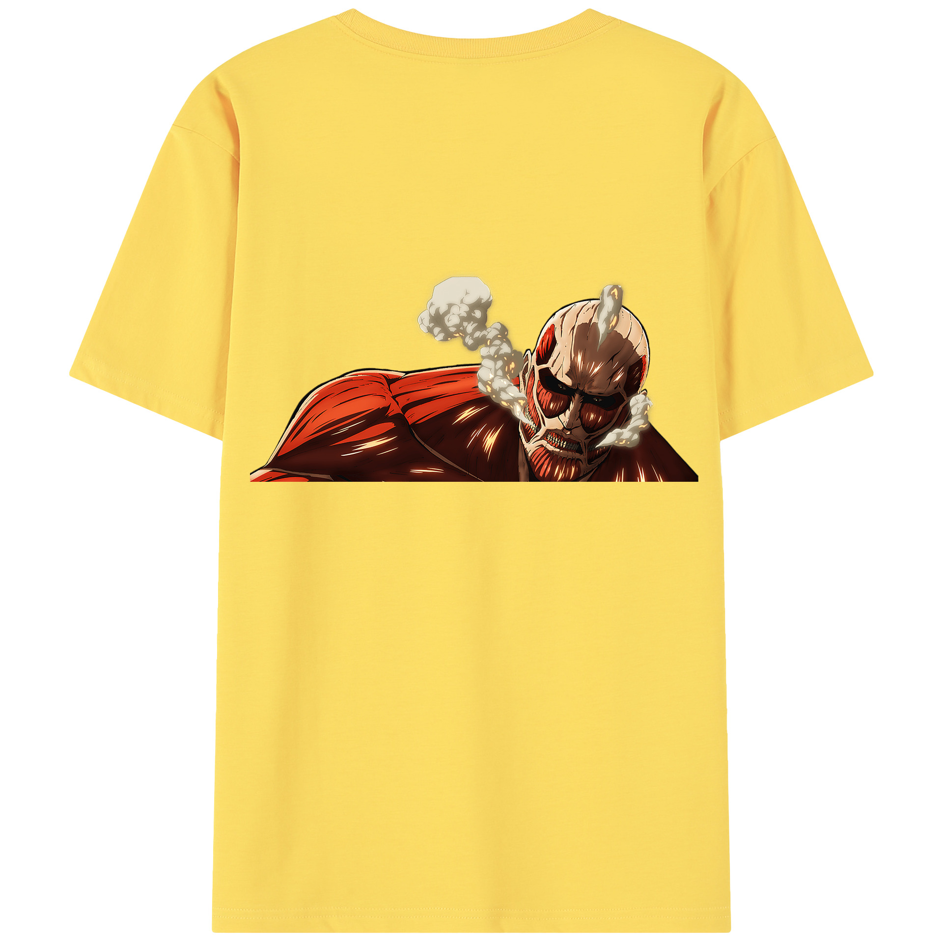 （画像用） 進撃の巨人 Attack on Titan 綿100％半袖Tシャツ（背面プリント）