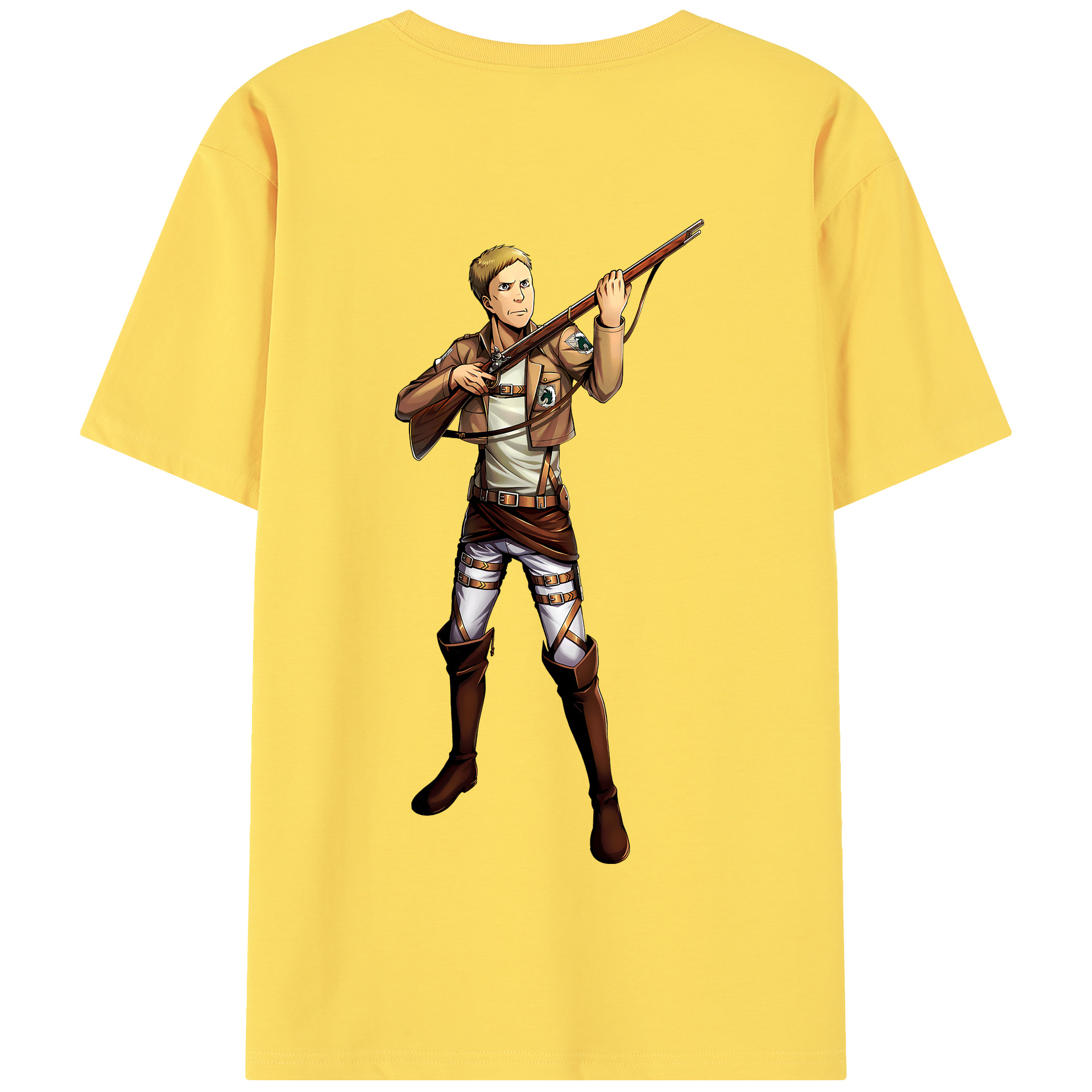 （画像用） 進撃の巨人 Attack on Titan 綿100％半袖Tシャツ（背面プリント）