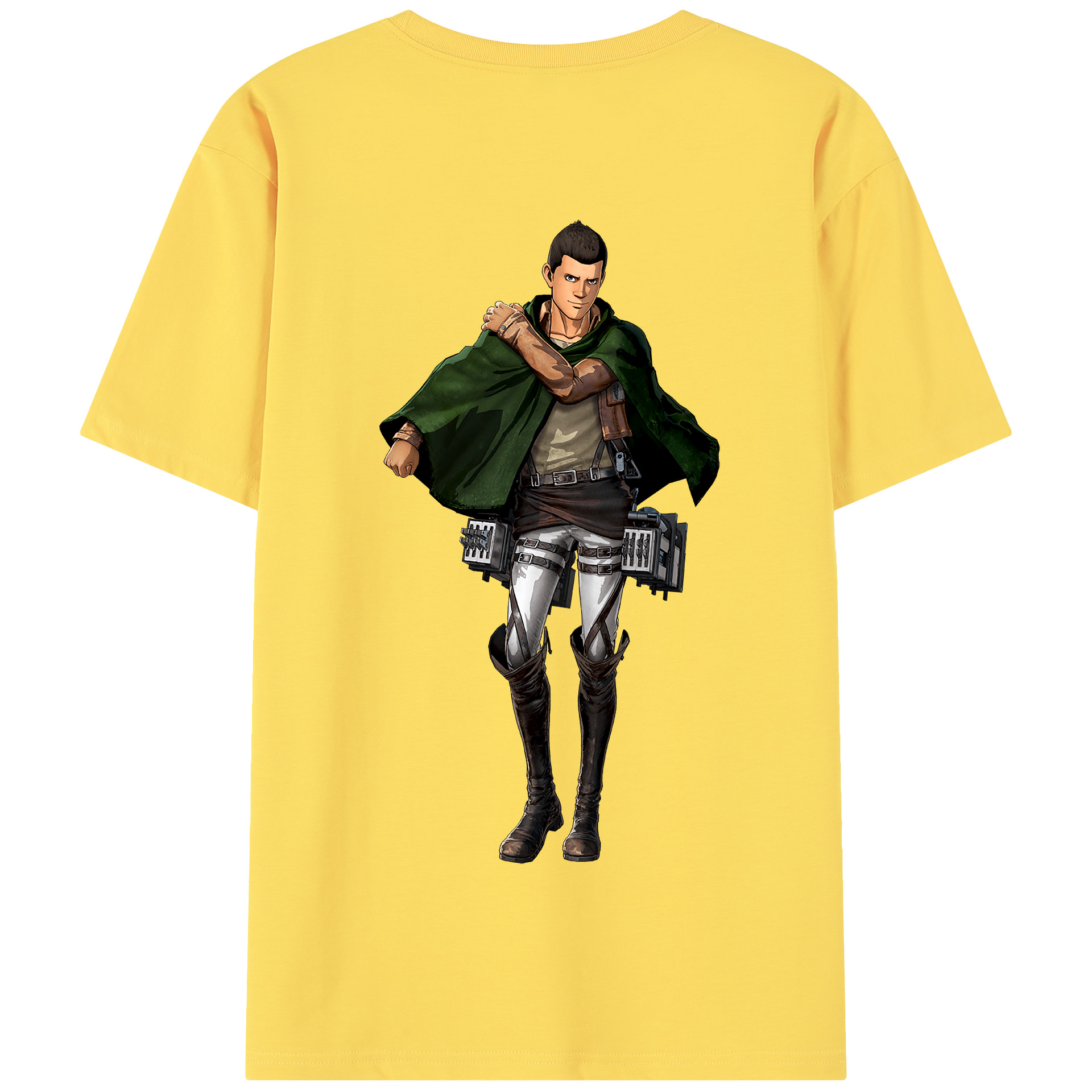 （画像用） 進撃の巨人 Attack on Titan 綿100％半袖Tシャツ（背面プリント）