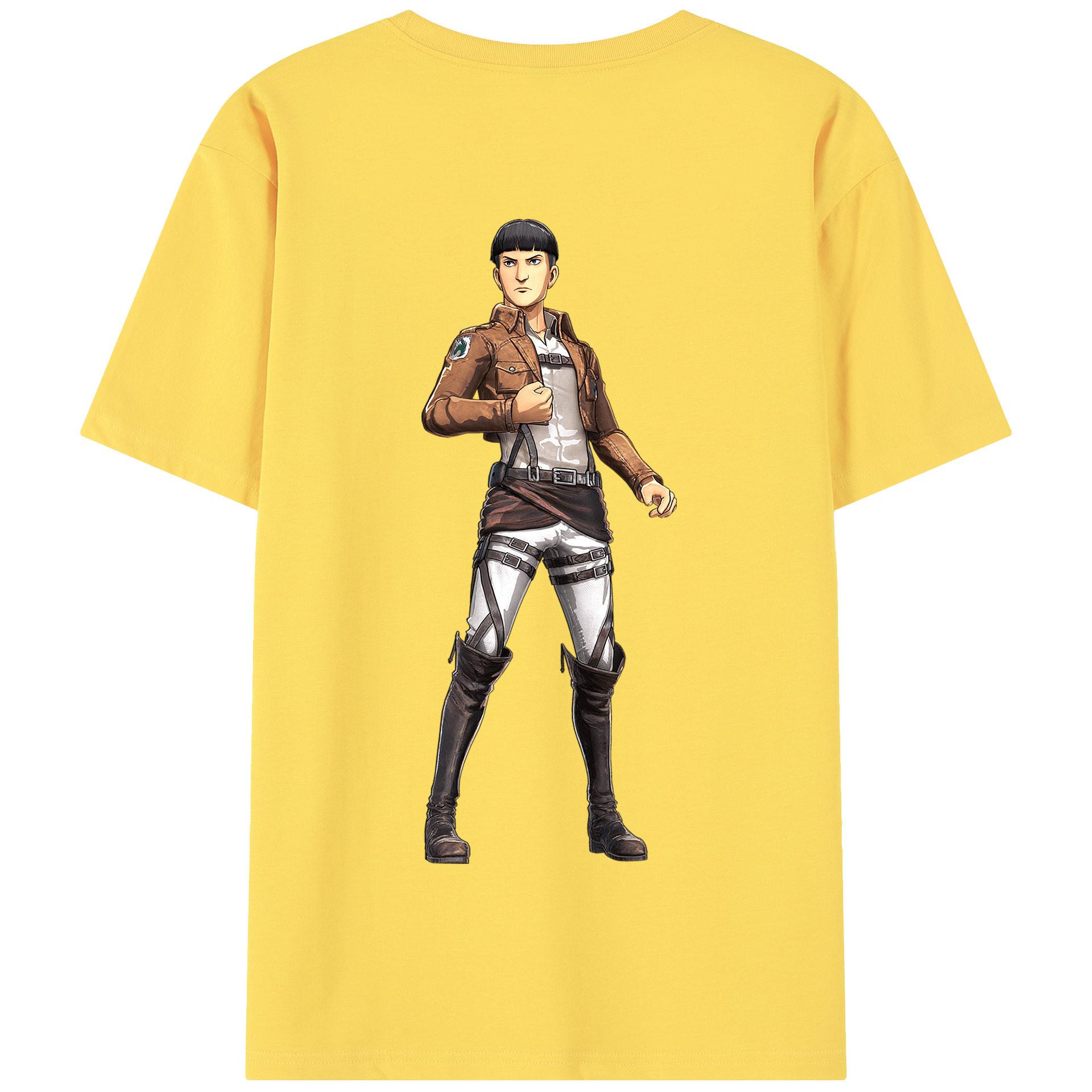 （画像用） 進撃の巨人 Attack on Titan 綿100％半袖Tシャツ（背面プリント）