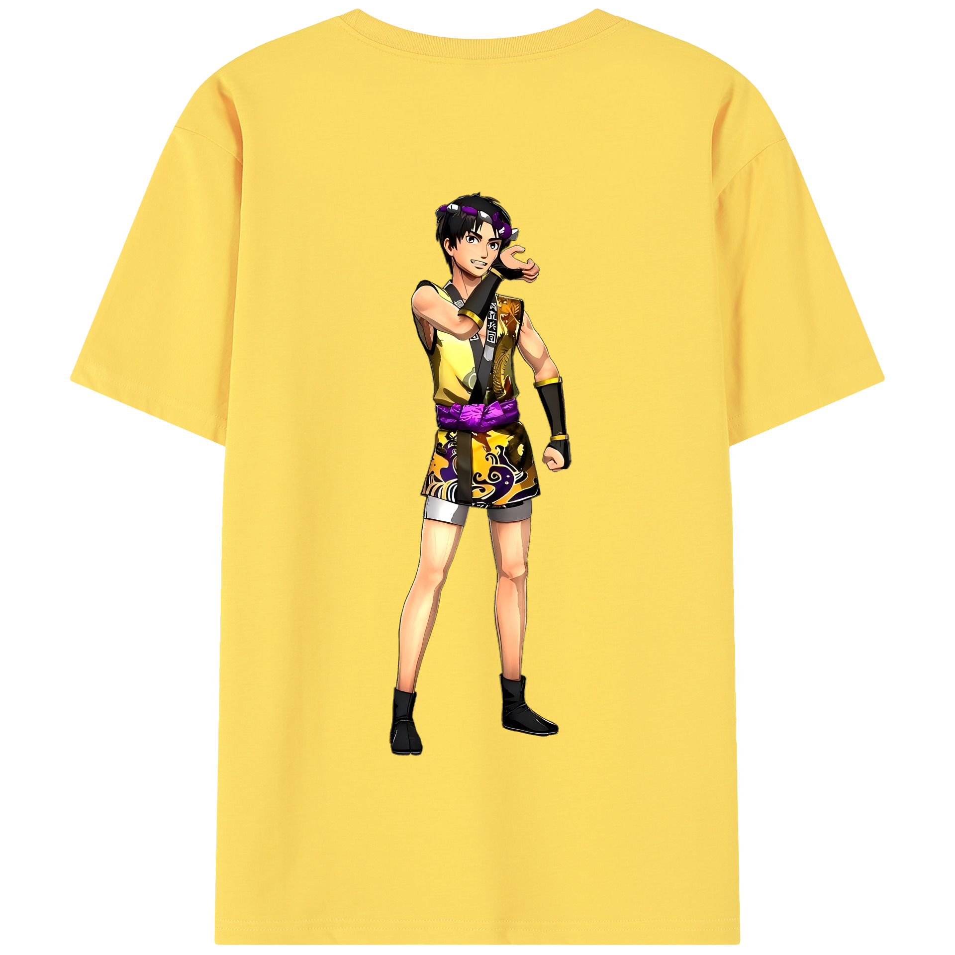 （画像用） 進撃の巨人 リヴァイ·アッカーマン Attack on Titan Levi Ackerman 綿100％半袖Tシャツ（背面プリント）