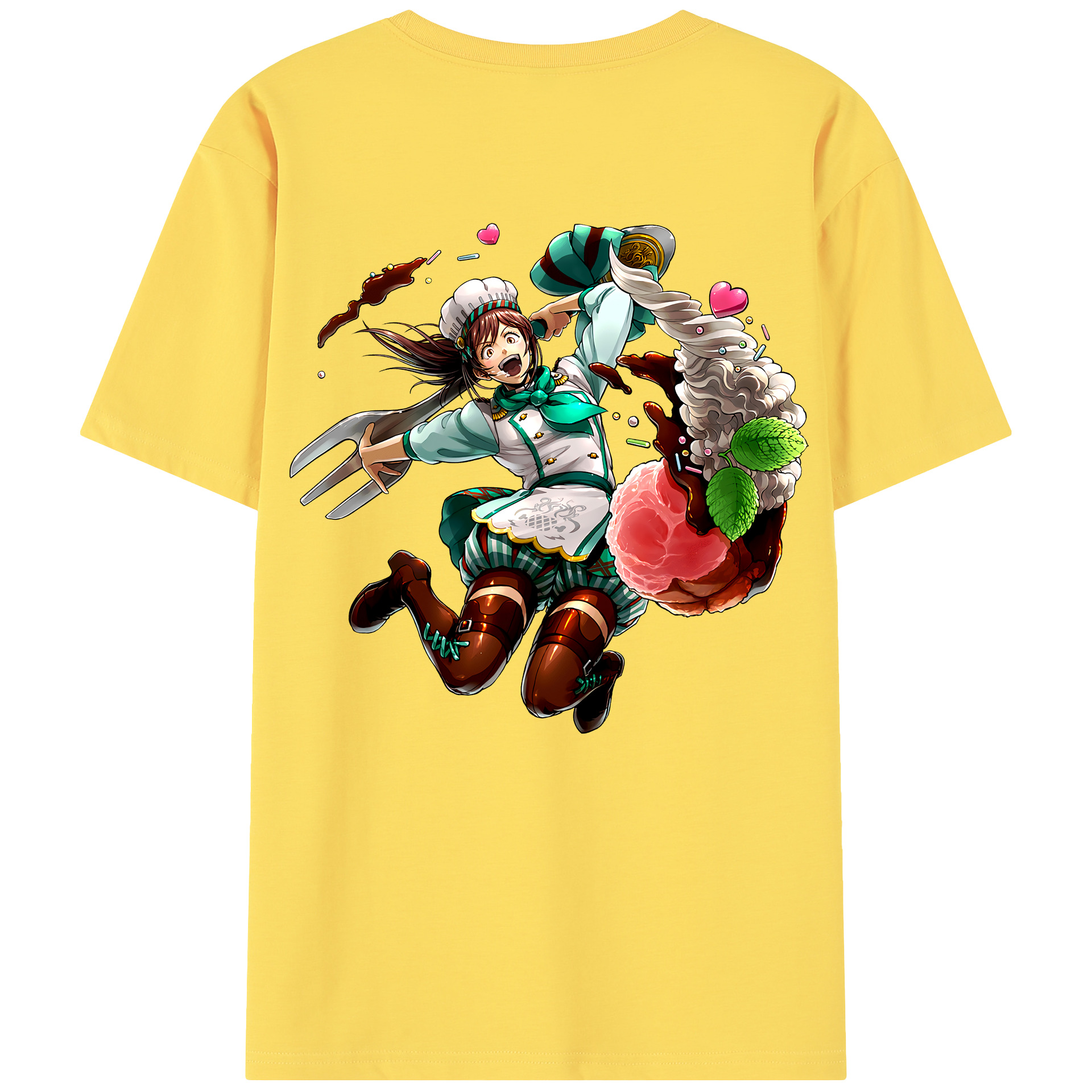 （画像用） 進撃の巨人 サシャ·ブラウス Attack on Titan Sasha Blaus 綿100％半袖Tシャツ（背面プリント）