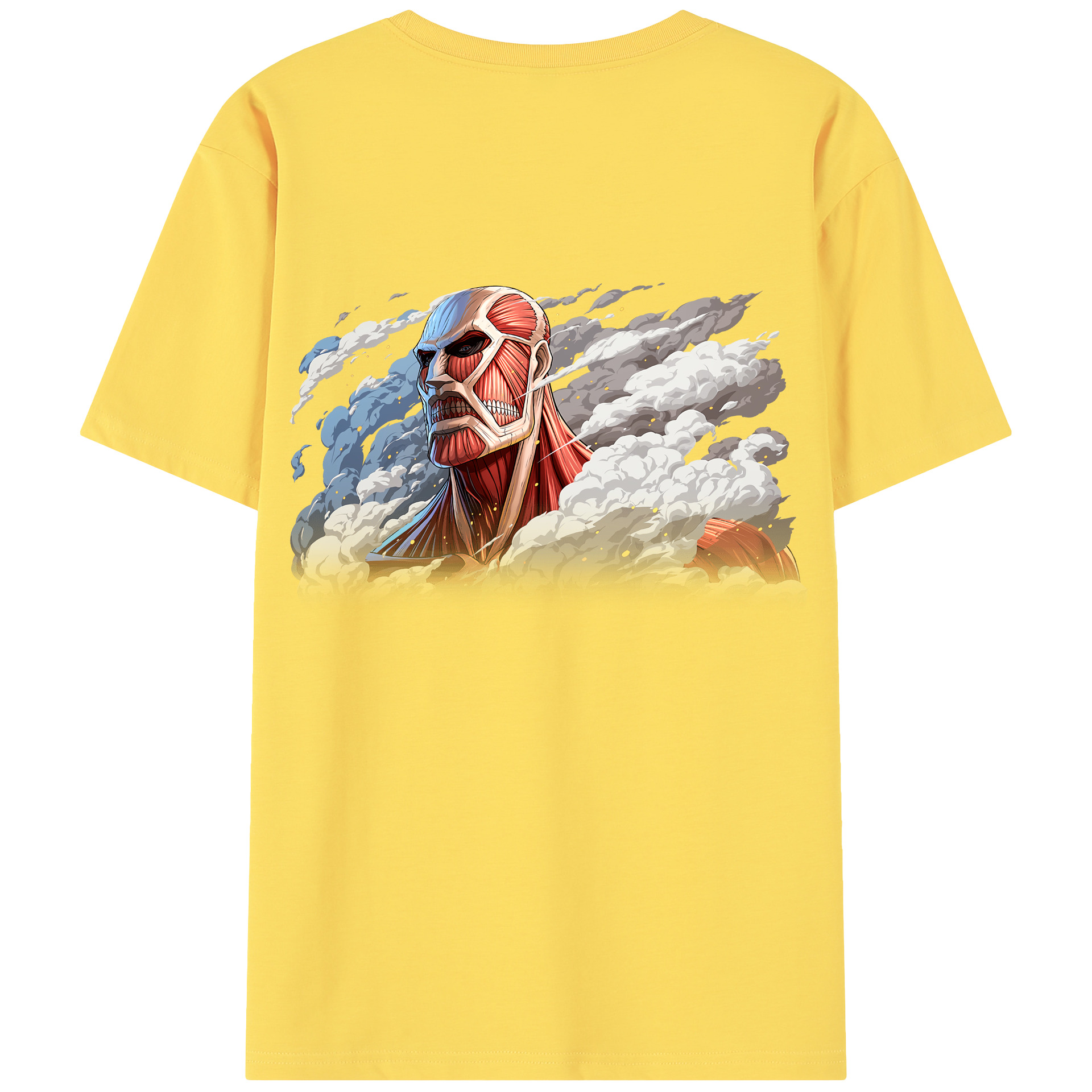 （画像用） 進撃の巨人 Attack on Titan 綿100％半袖Tシャツ（背面プリント）