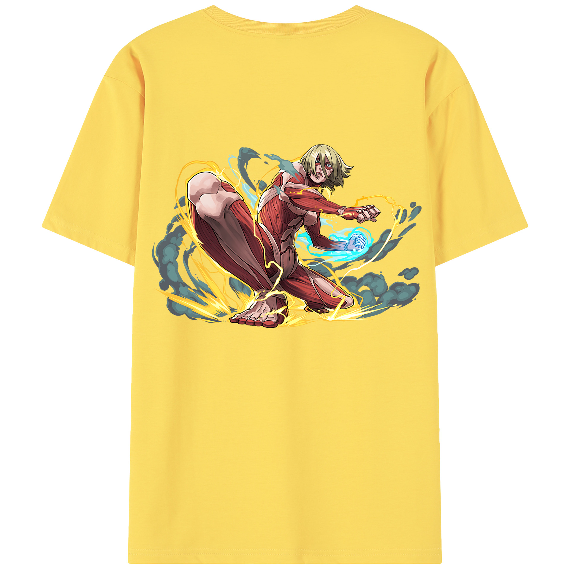 （画像用） 進撃の巨人 Attack on Titan 綿100％半袖Tシャツ（背面プリント）