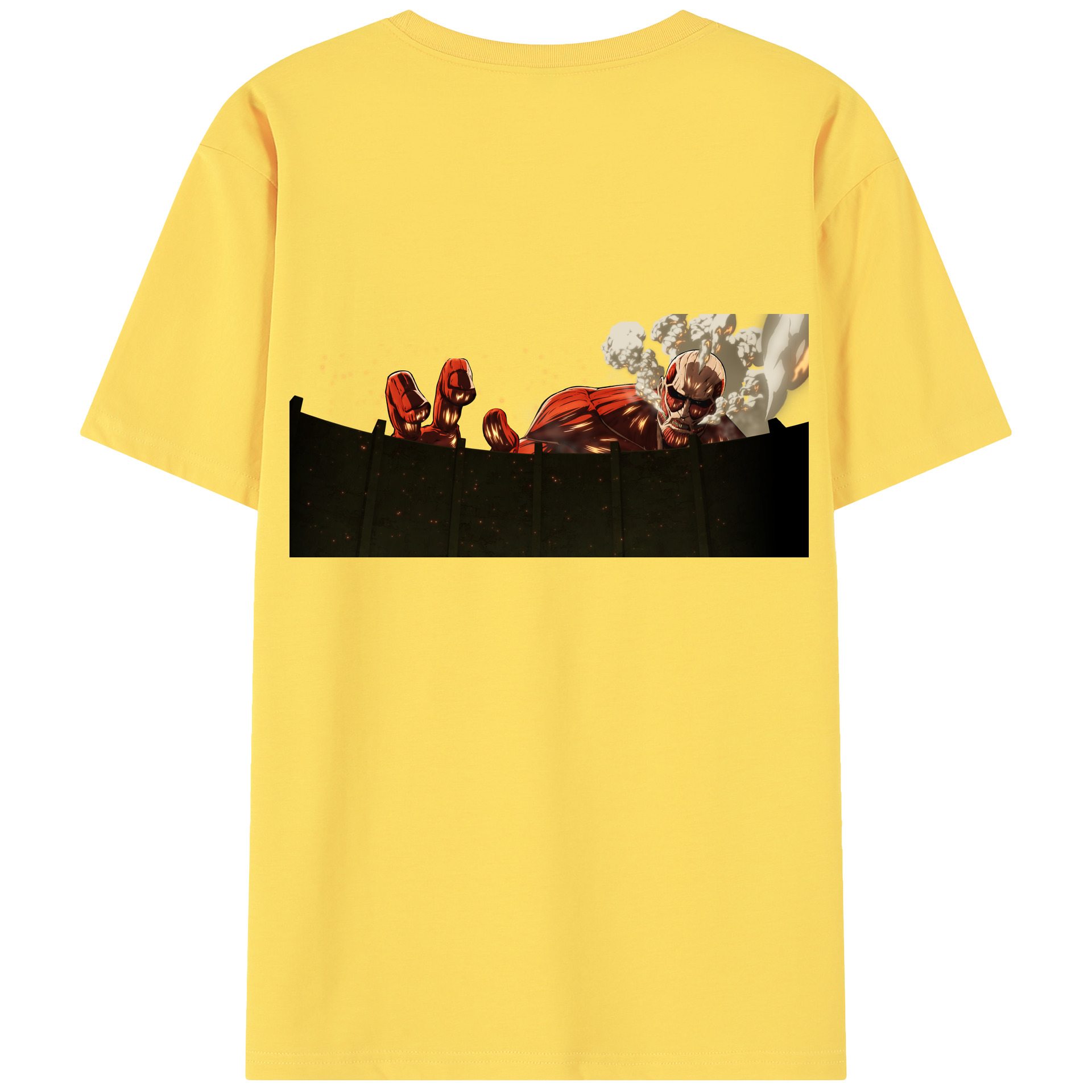 （画像用） 進撃の巨人 Attack on Titan 綿100％半袖Tシャツ（背面プリント）