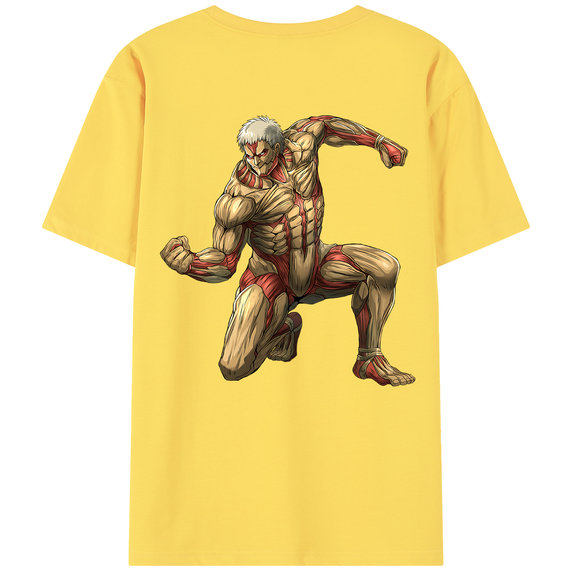 （画像用） 進撃の巨人 Attack on Titan 綿100％半袖Tシャツ（背面プリント）