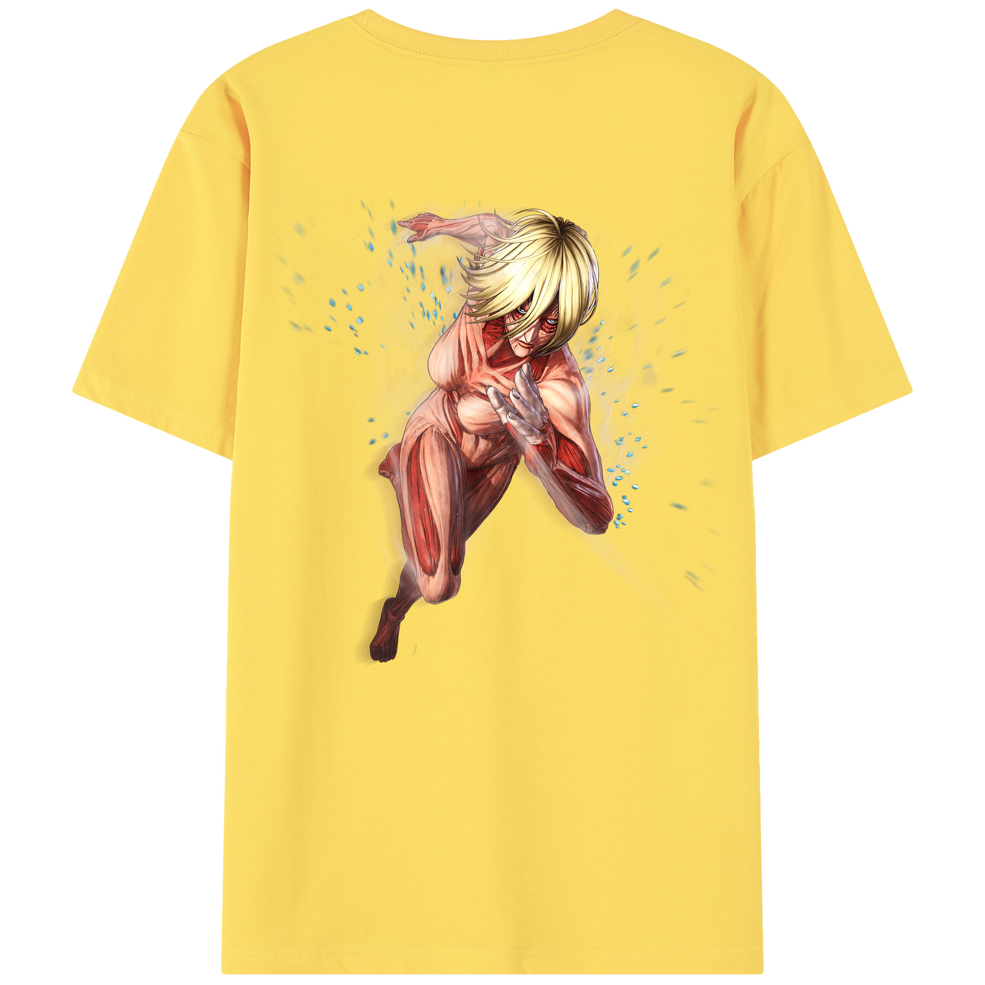 （画像用） 進撃の巨人 Attack on Titan 綿100％半袖Tシャツ（背面プリント）