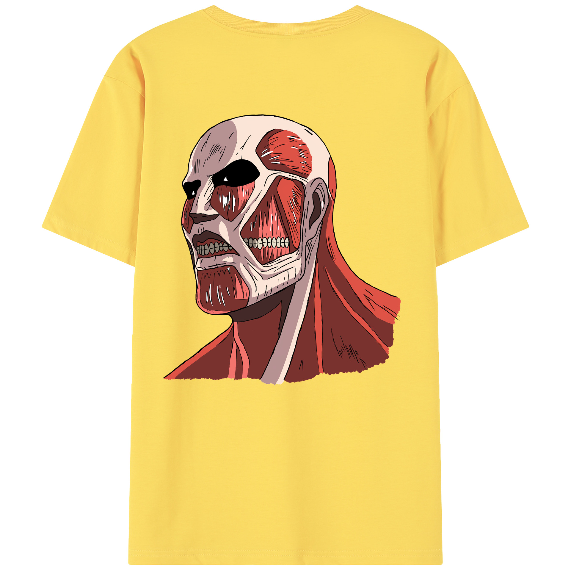 （画像用） 進撃の巨人 Attack on Titan 綿100％半袖Tシャツ（背面プリント）
