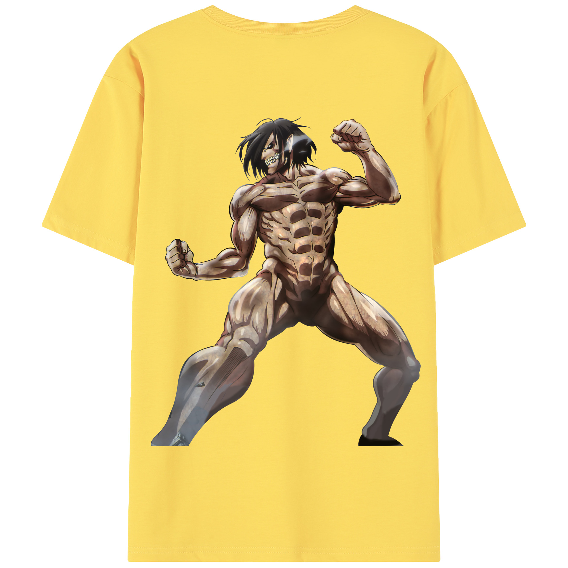 （画像用） 進撃の巨人 Attack on Titan 綿100％半袖Tシャツ（背面プリント）