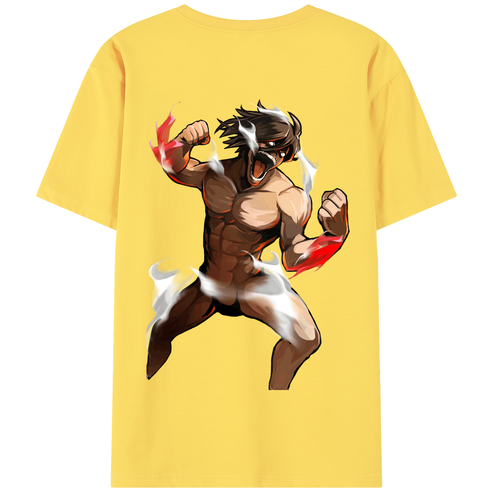 （画像用） 進撃の巨人 Attack on Titan 綿100％半袖Tシャツ（背面プリント）
