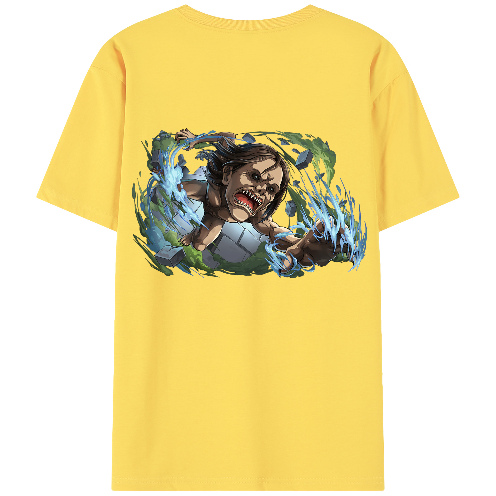 （画像用） 進撃の巨人 Attack on Titan 綿100％半袖Tシャツ（背面プリント）