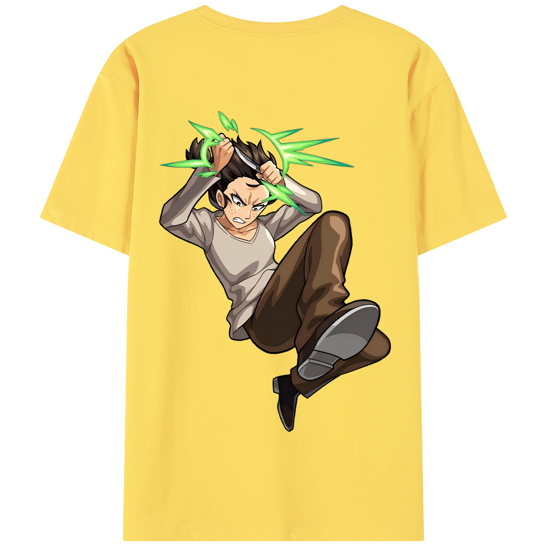 （画像用） 進撃の巨人 Attack on Titan 綿100％半袖Tシャツ（背面プリント）