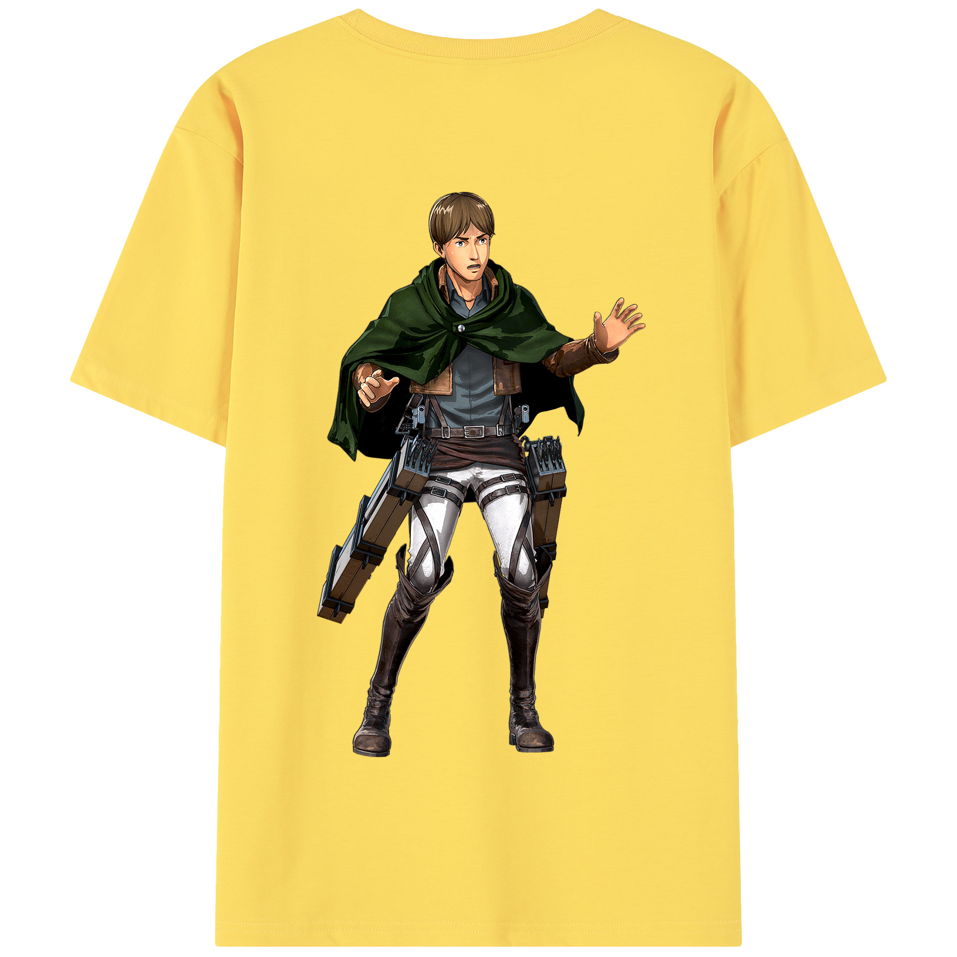 （画像用） 進撃の巨人 Attack on Titan 綿100％半袖Tシャツ（背面プリント）