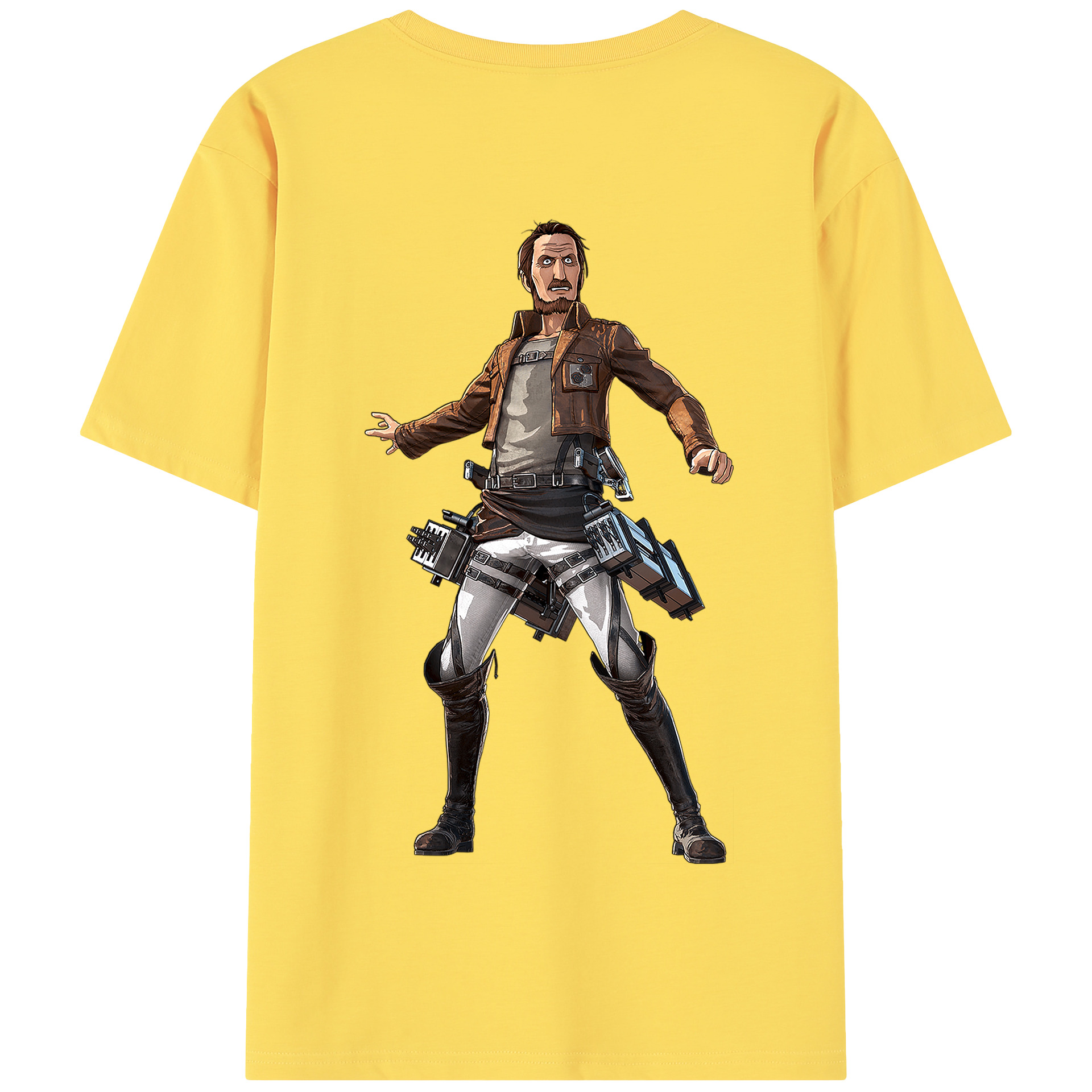 （画像用） 進撃の巨人 Attack on Titan 綿100％半袖Tシャツ（背面プリント）