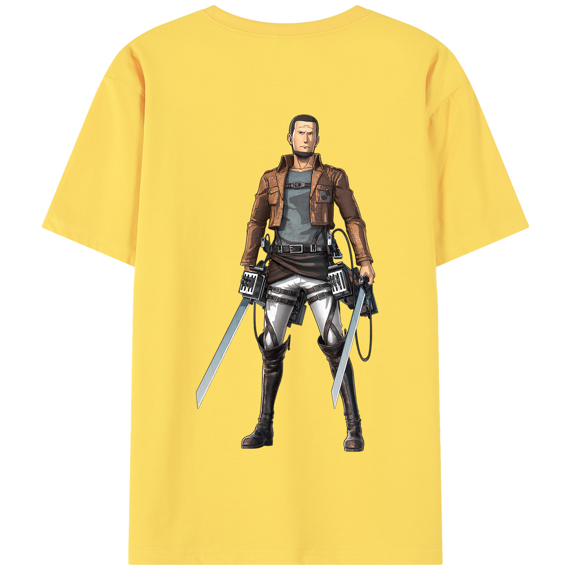 （画像用） 進撃の巨人 Attack on Titan 綿100％半袖Tシャツ（背面プリント）