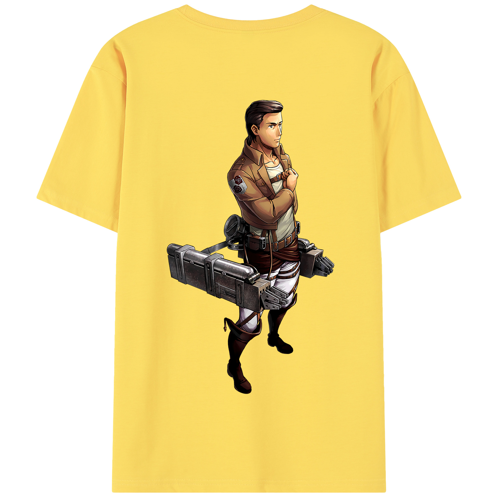 （画像用） 進撃の巨人 Attack on Titan 綿100％半袖Tシャツ（背面プリント）