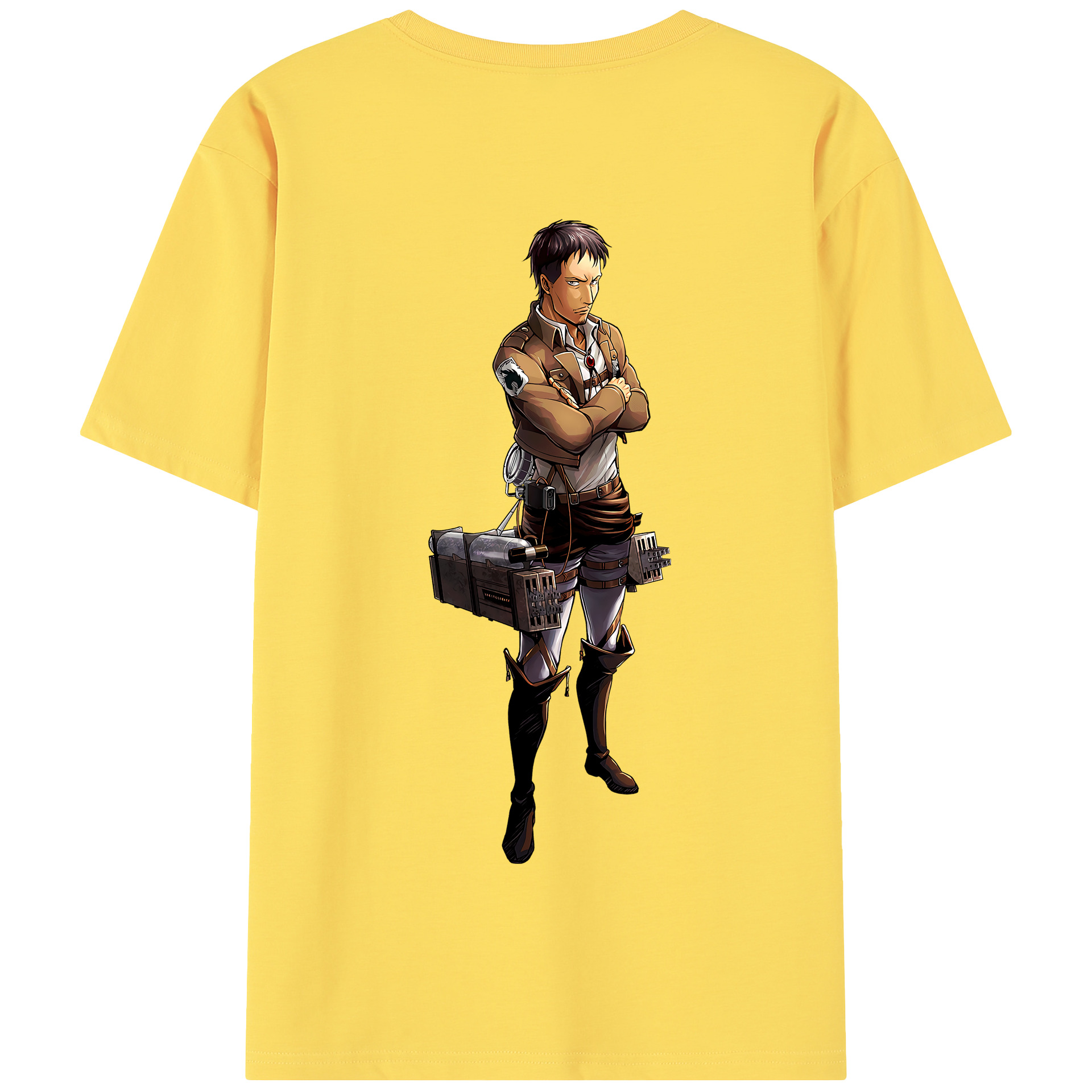 （画像用） 進撃の巨人 Attack on Titan 綿100％半袖Tシャツ（背面プリント）