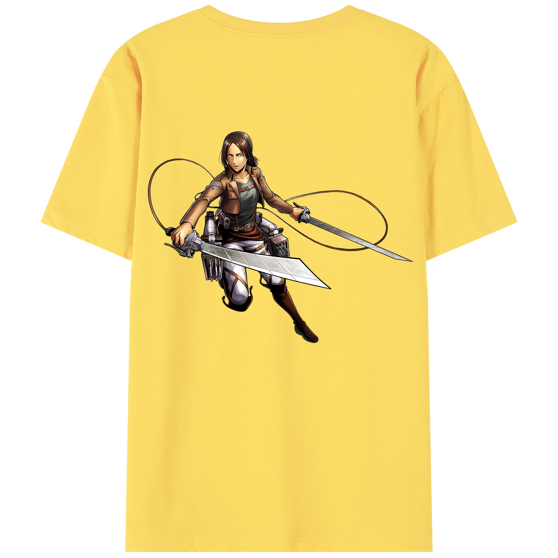 （画像用） 進撃の巨人 Attack on Titan 綿100％半袖Tシャツ（背面プリント）