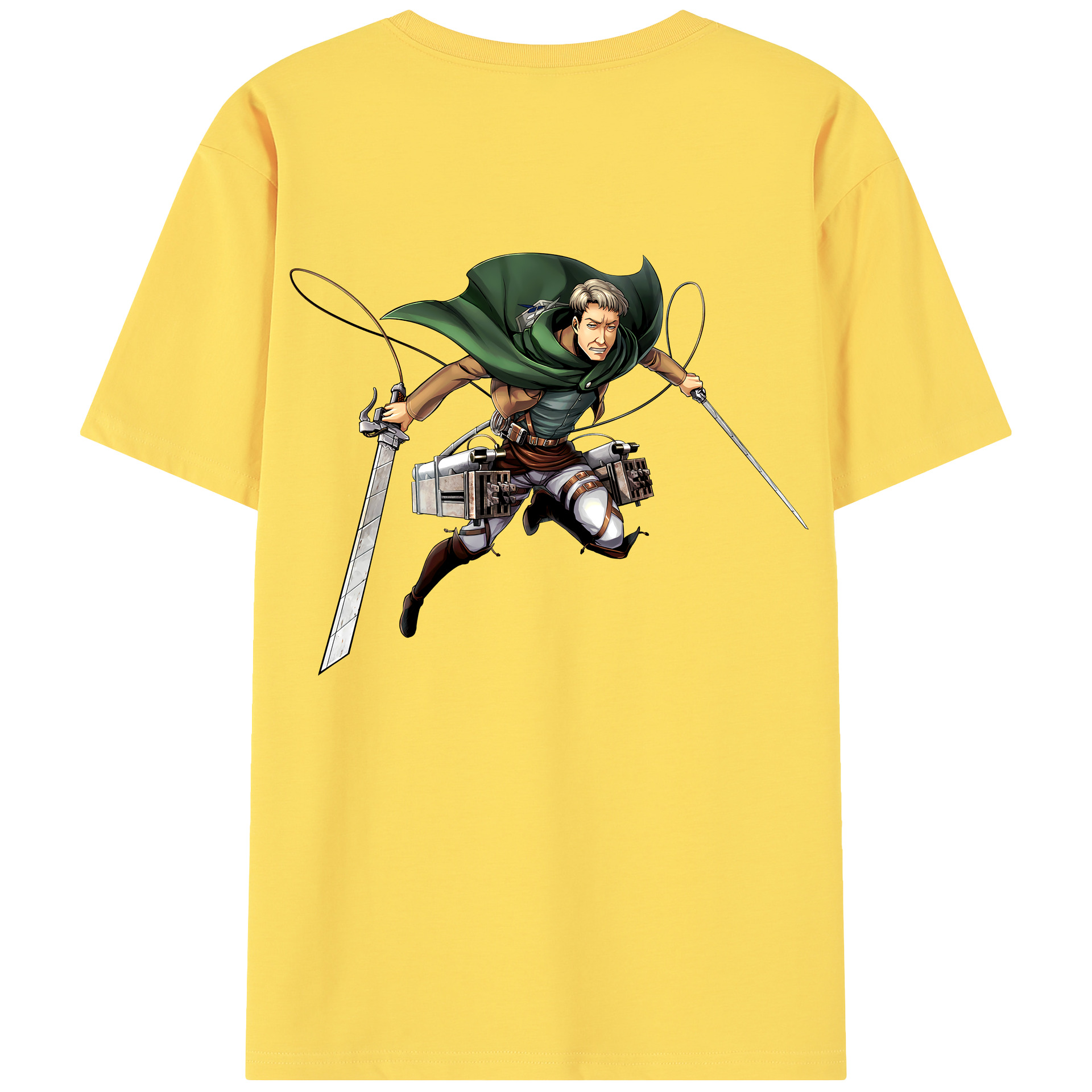 （画像用） 進撃の巨人 Attack on Titan 綿100％半袖Tシャツ（背面プリント）