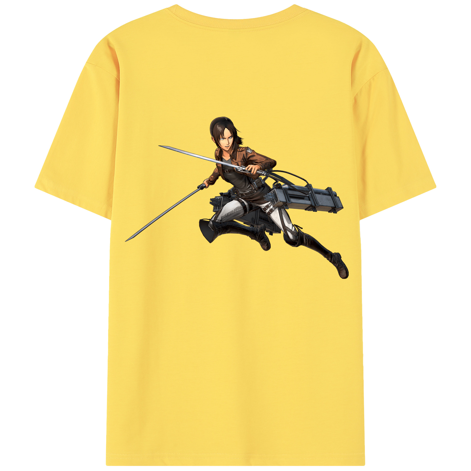 （画像用） 進撃の巨人 Attack on Titan 綿100％半袖Tシャツ（背面プリント）