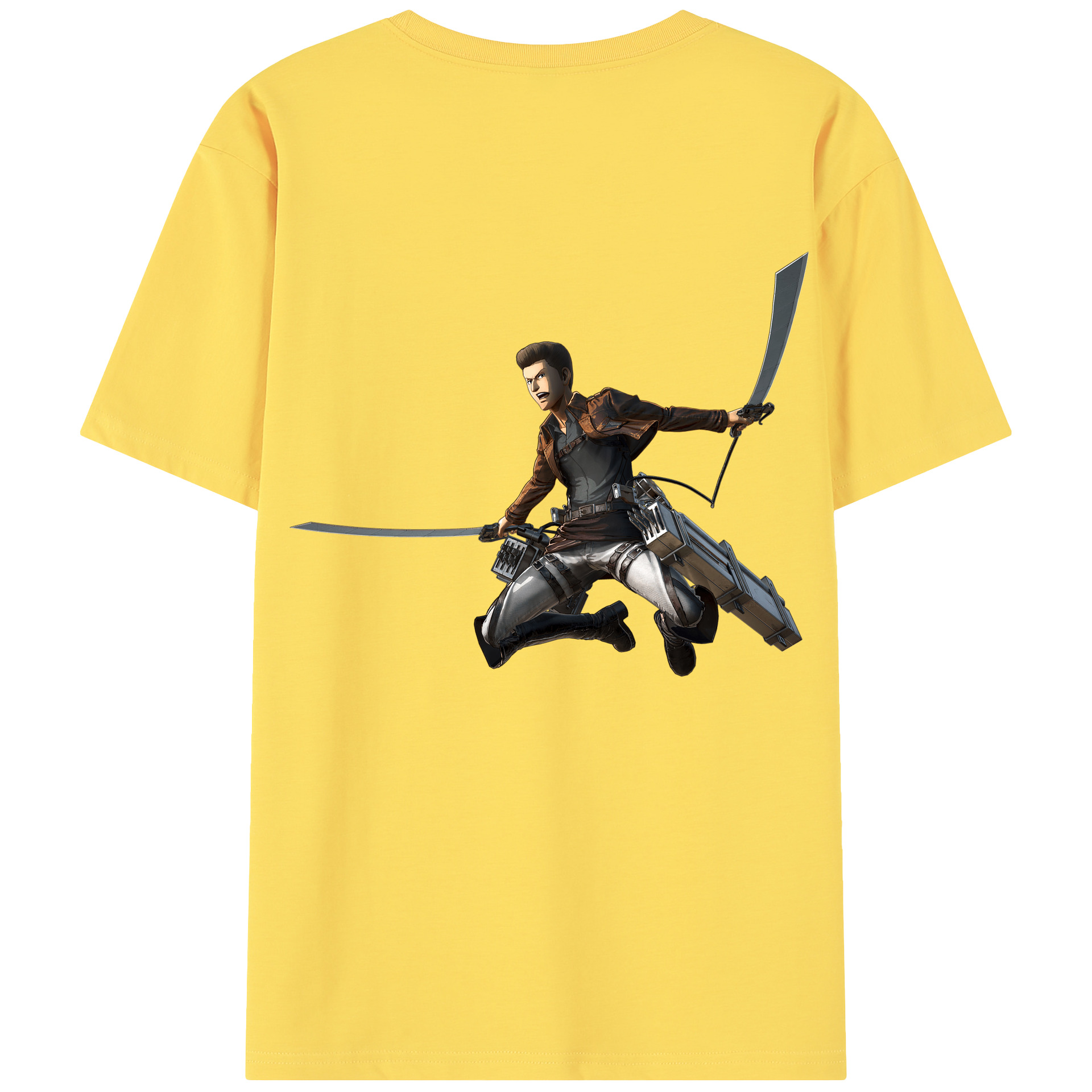 （画像用） 進撃の巨人 Attack on Titan 綿100％半袖Tシャツ（背面プリント）