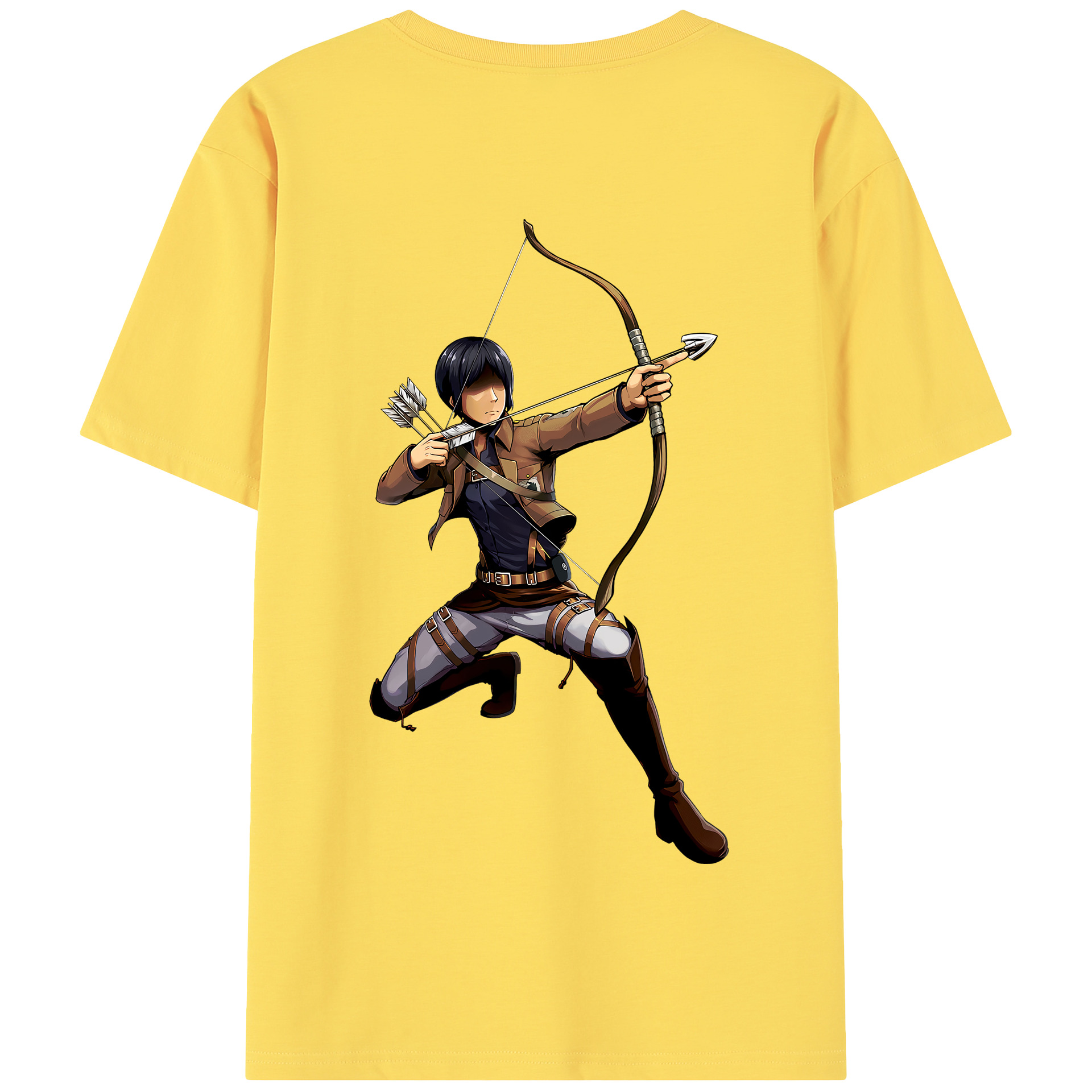（画像用） 進撃の巨人 Attack on Titan 綿100％半袖Tシャツ（背面プリント）
