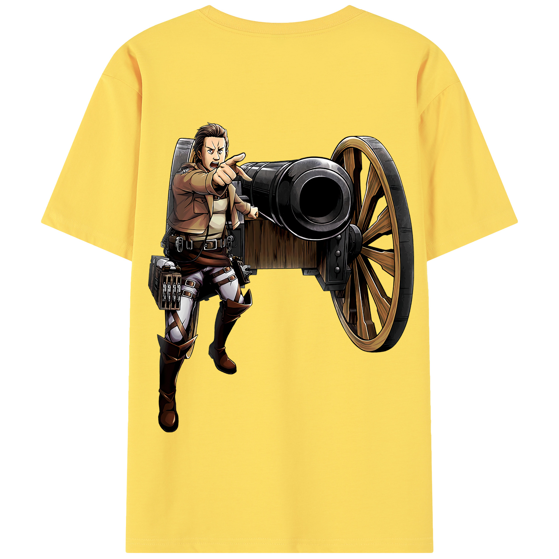 （画像用） 進撃の巨人 Attack on Titan 綿100％半袖Tシャツ（背面プリント）
