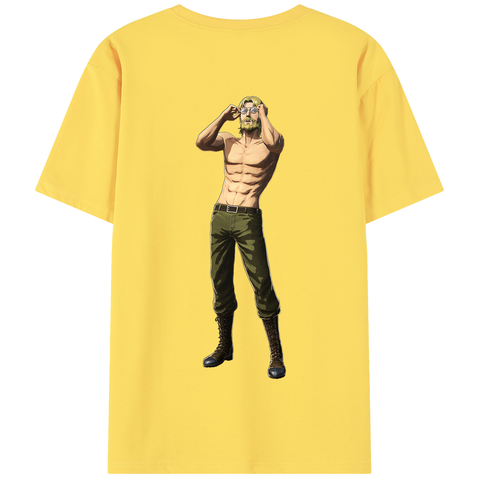 （画像用） 進撃の巨人 Attack on Titan 綿100％半袖Tシャツ（背面プリント）