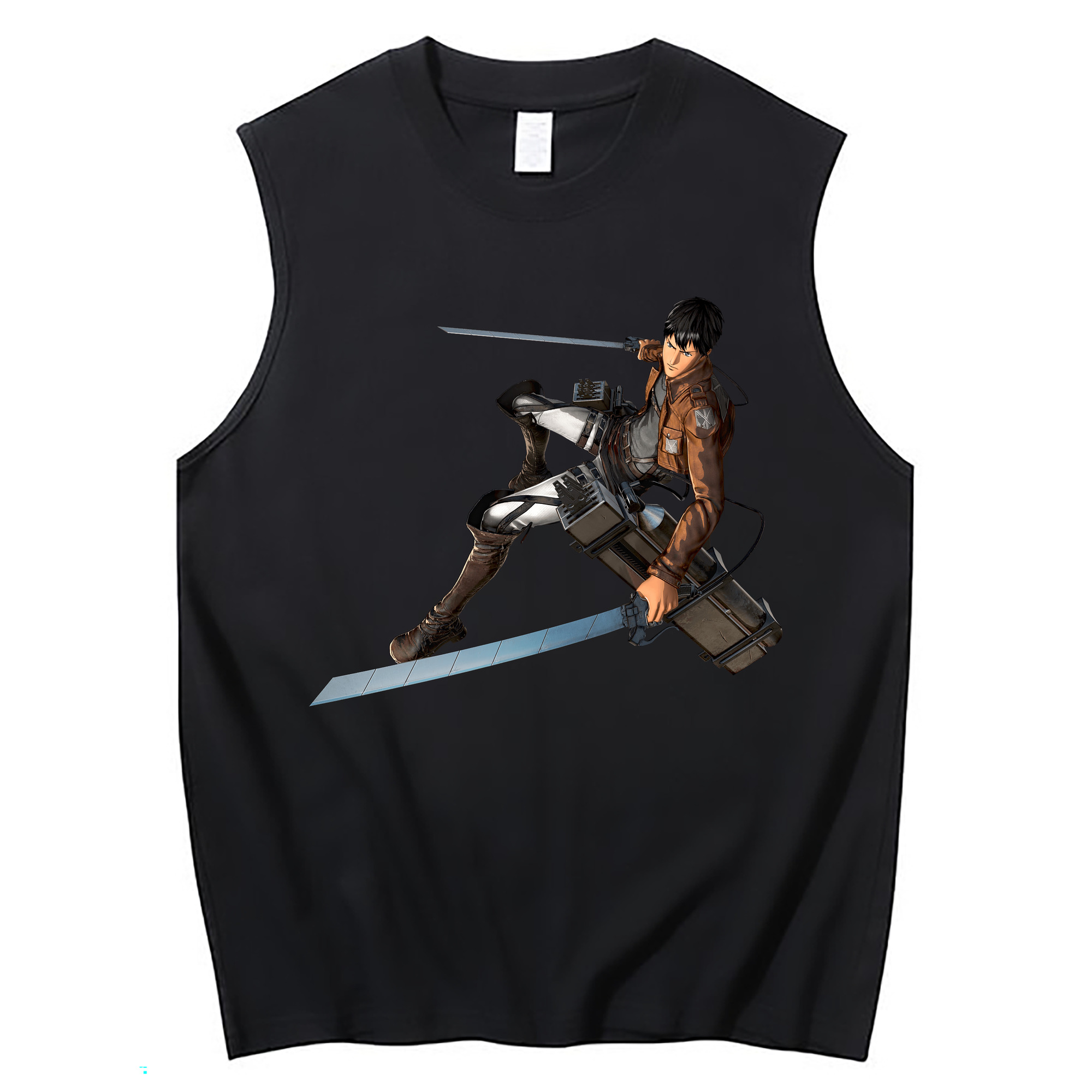 （画像用） 進撃の巨人 ベルトルト・フーバー Attack on Titan Bertholdt Hoover コットン100％タンクトップ（フロントプリント）